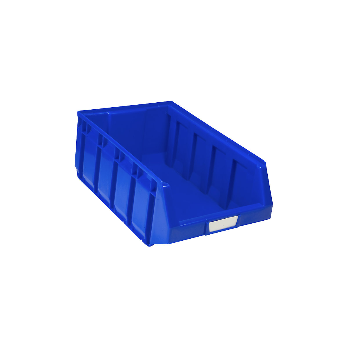Open fronted storage bin made of polyethylene, LxWxH 485 x 298 x 189 mm, blue, pack of 12-7