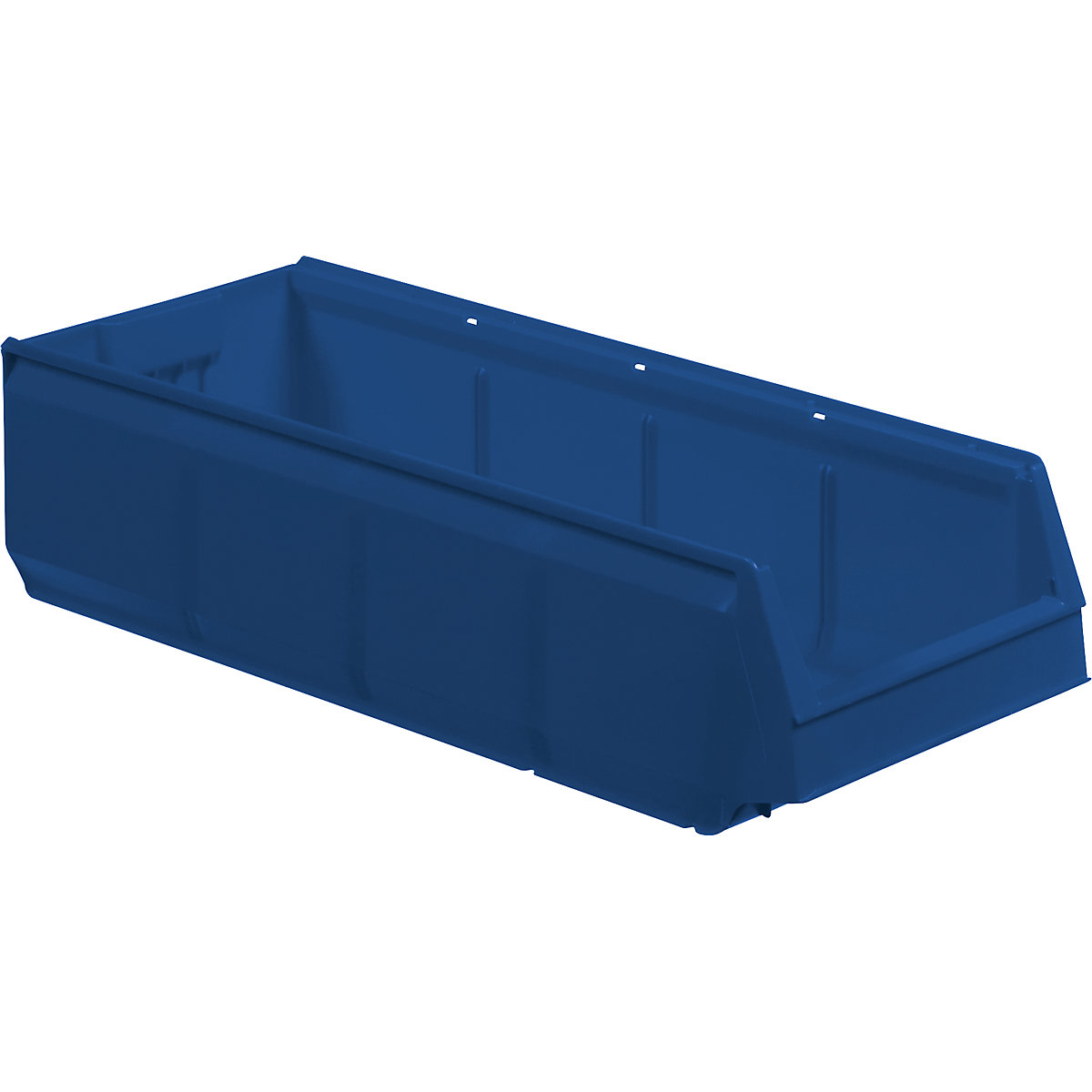 Open fronted storage bin made of polypropylene