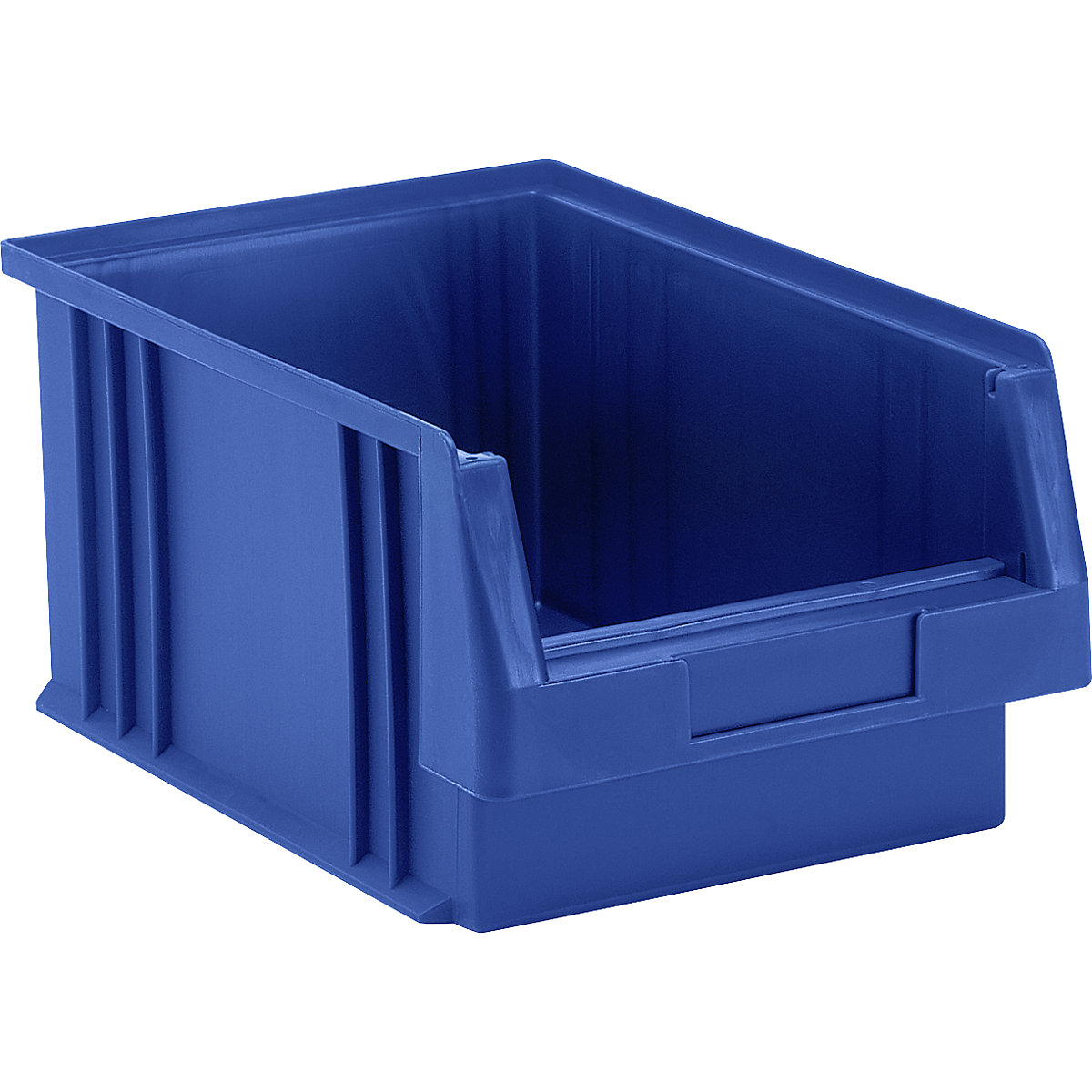 Open fronted storage bin made of polypropylene, 7.4 l capacity, pack of 10, blue-7