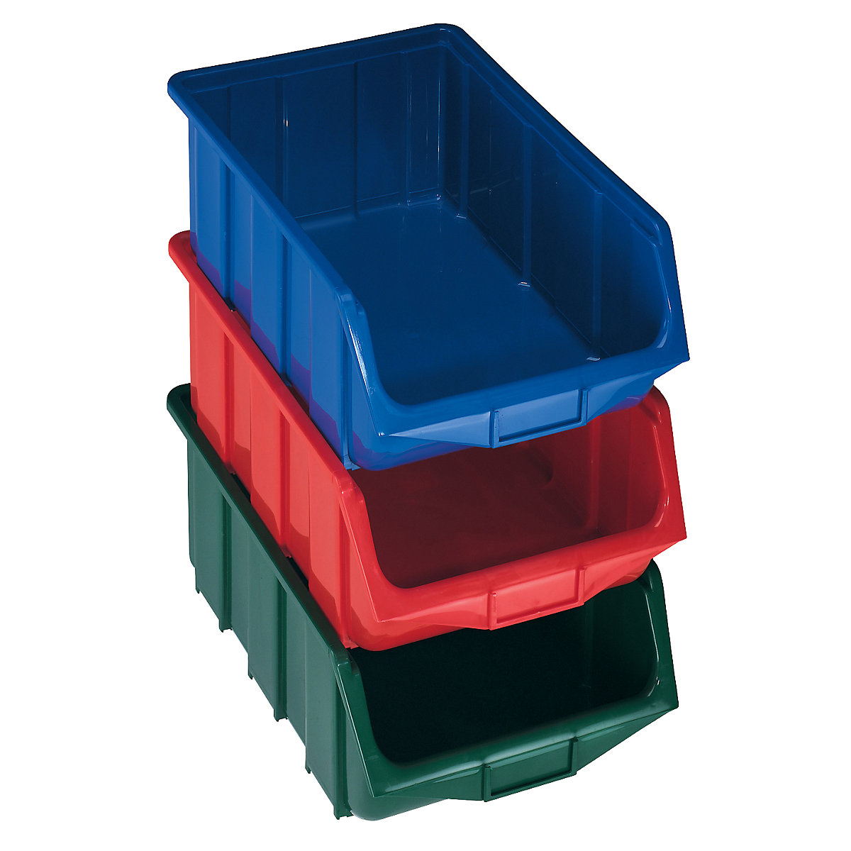 Open fronted storage bin made of polypropylene (Product illustration 2)-1