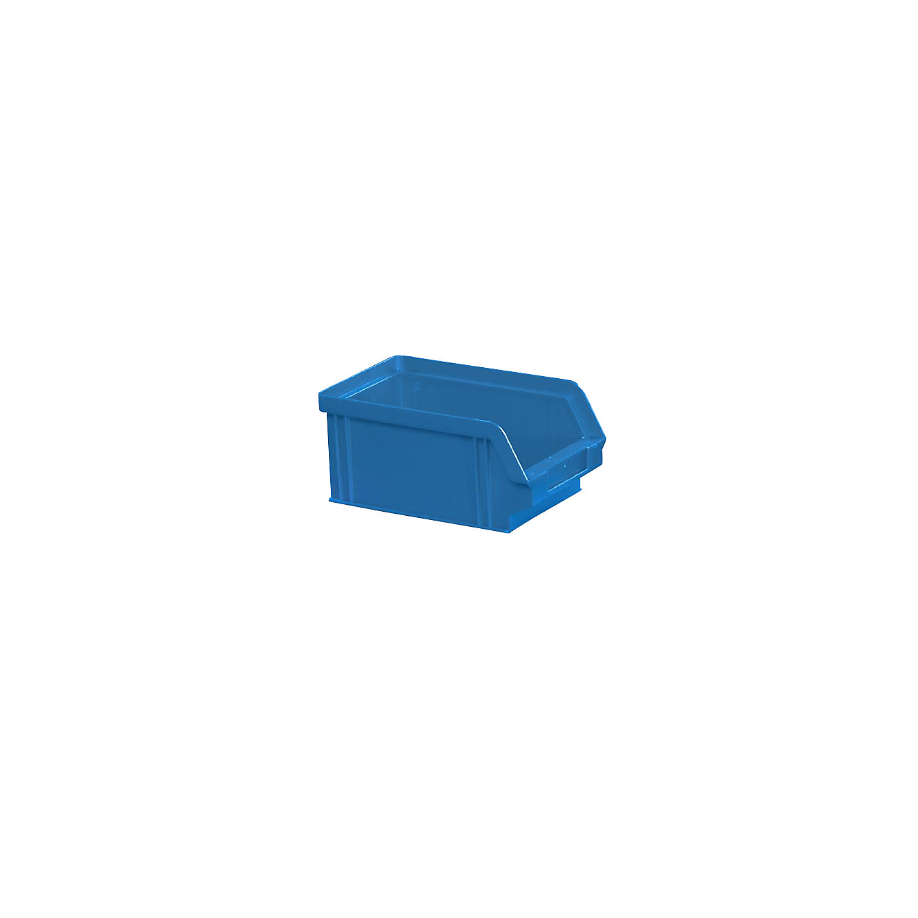 Open fronted storage bin made of polystyrene LxWxH 160 x 102 x 75 mm