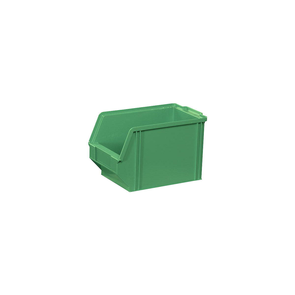 Open fronted storage bin made of polystyrene length 230 mm