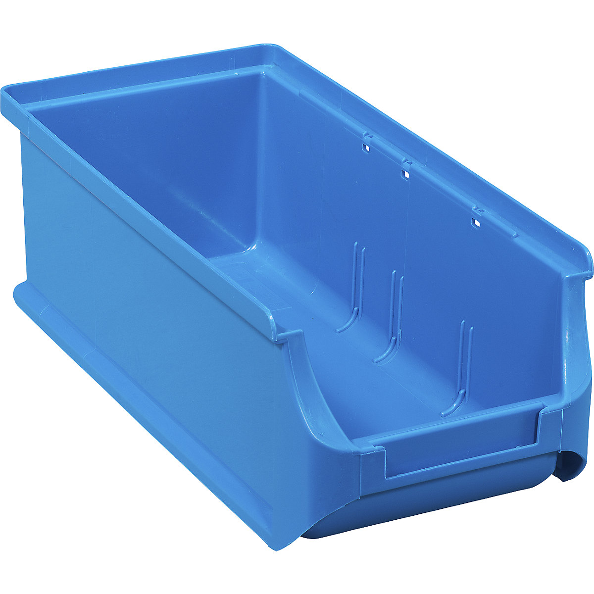 Open fronted storage bin