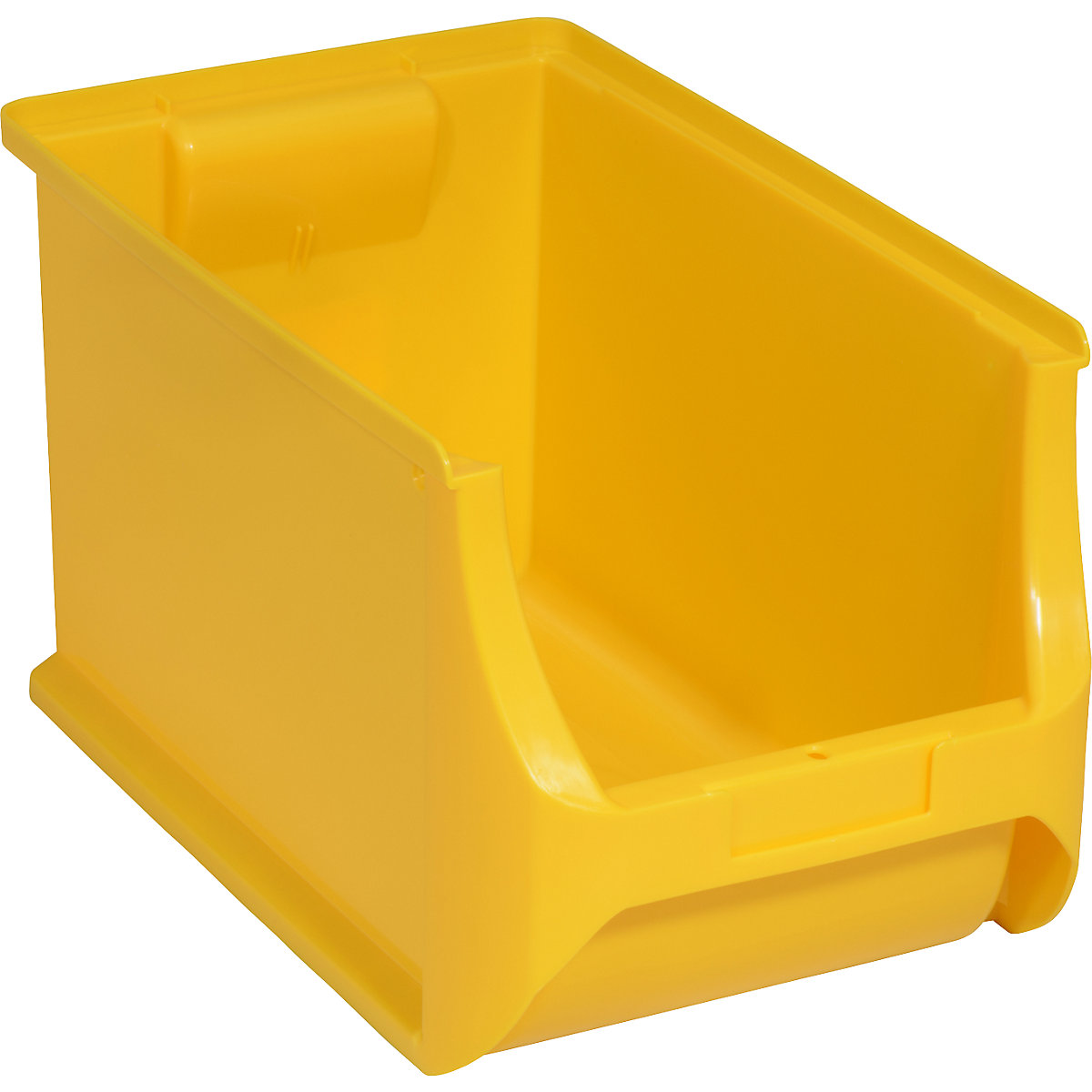 Open fronted storage bin