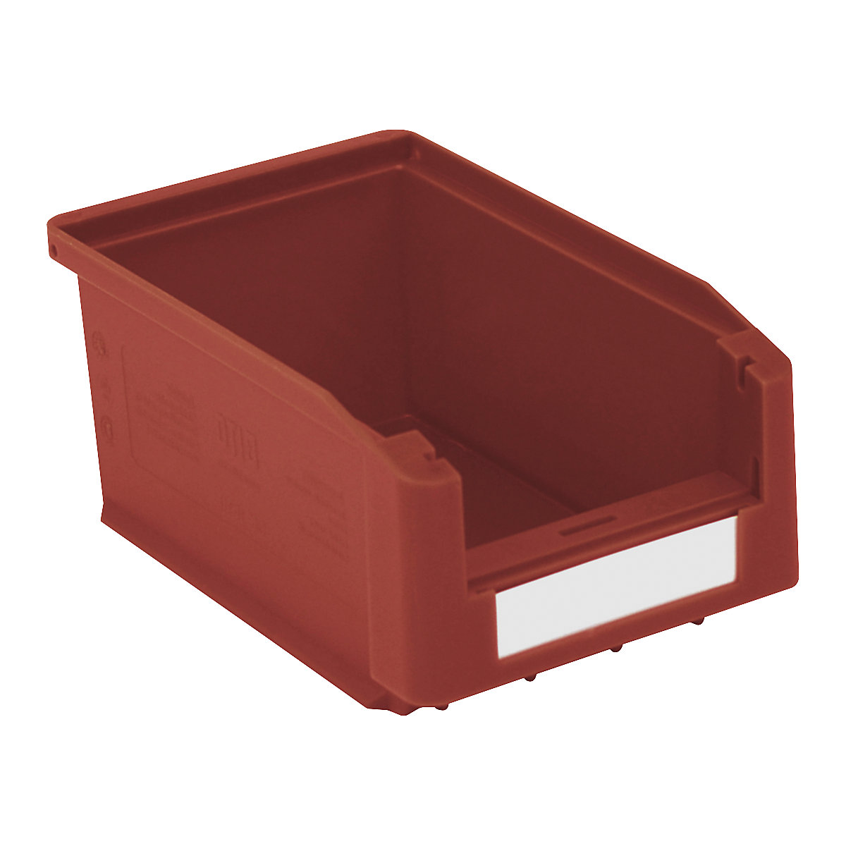 Open fronted storage bin – BITO, LxWxH 160 x 103 x 75 mm, pack of 40, red-1