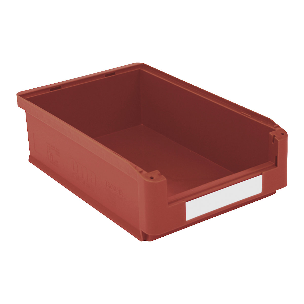 Open fronted storage bin – BITO, LxWxH 500 x 313 x 145 mm, pack of 8, red-3