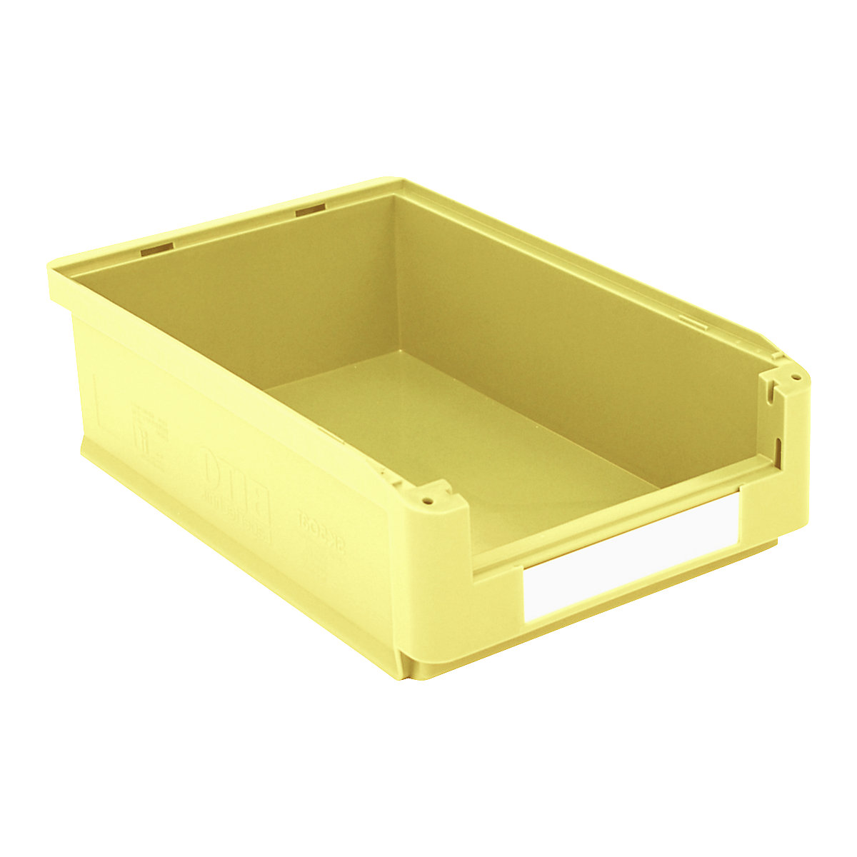 Open fronted storage bin – BITO, LxWxH 500 x 313 x 145 mm, pack of 8, yellow-2