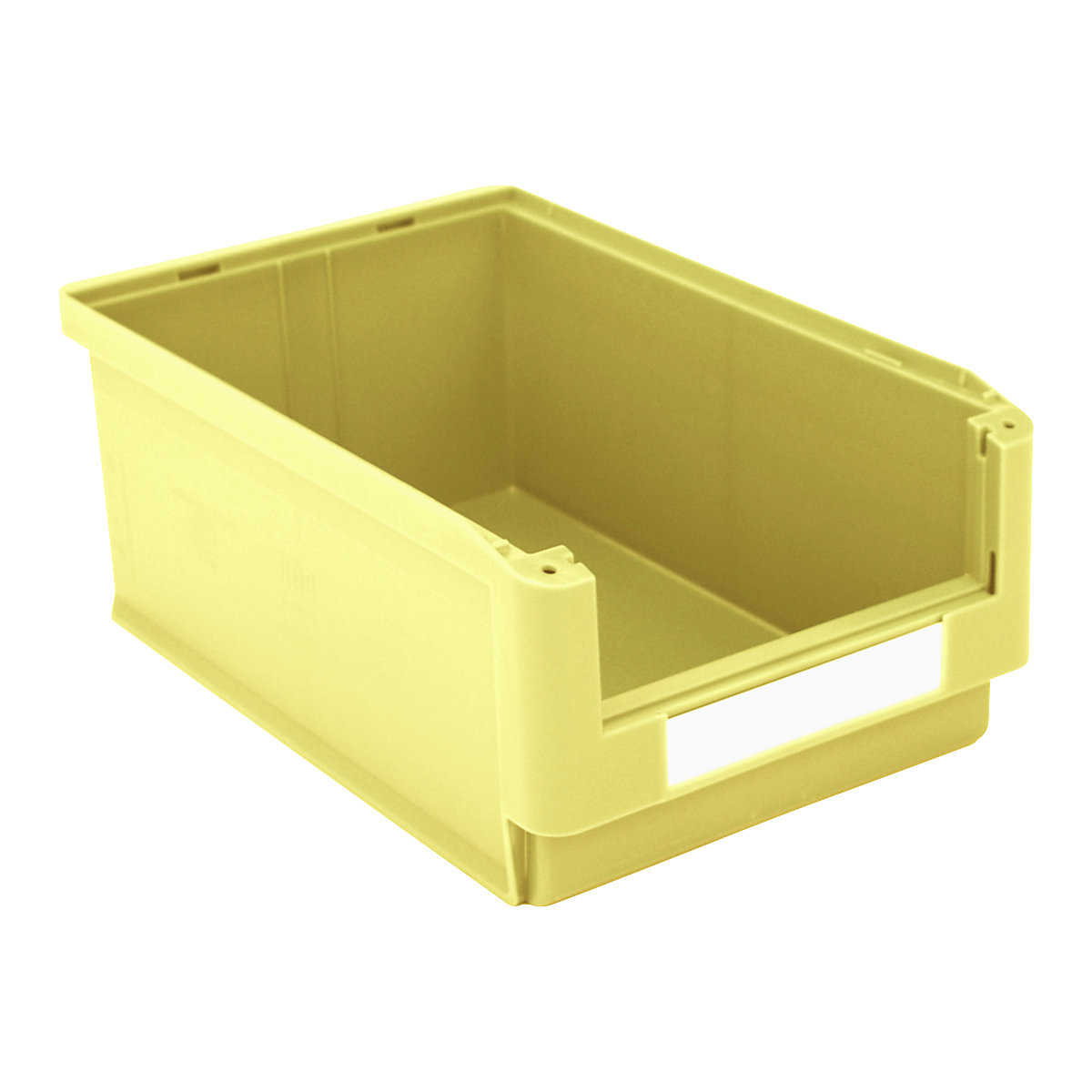 Open fronted storage bin – BITO, LxWxH 500 x 313 x 200 mm, pack of 6, yellow-4