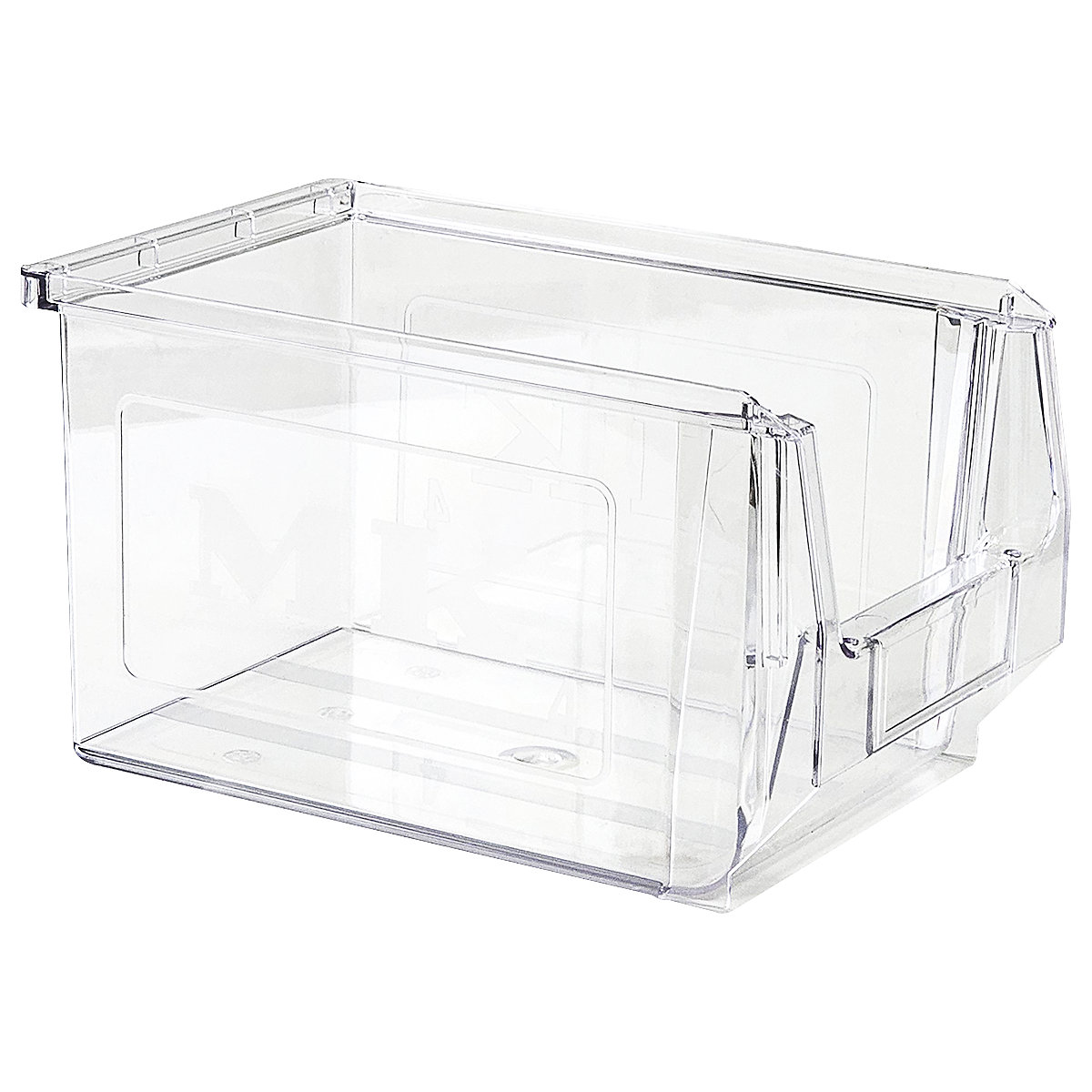Open fronted storage bins made of SAN – mauser, crystal clear, pack of 25, LxWxH 230 x 150 x 130 mm-11