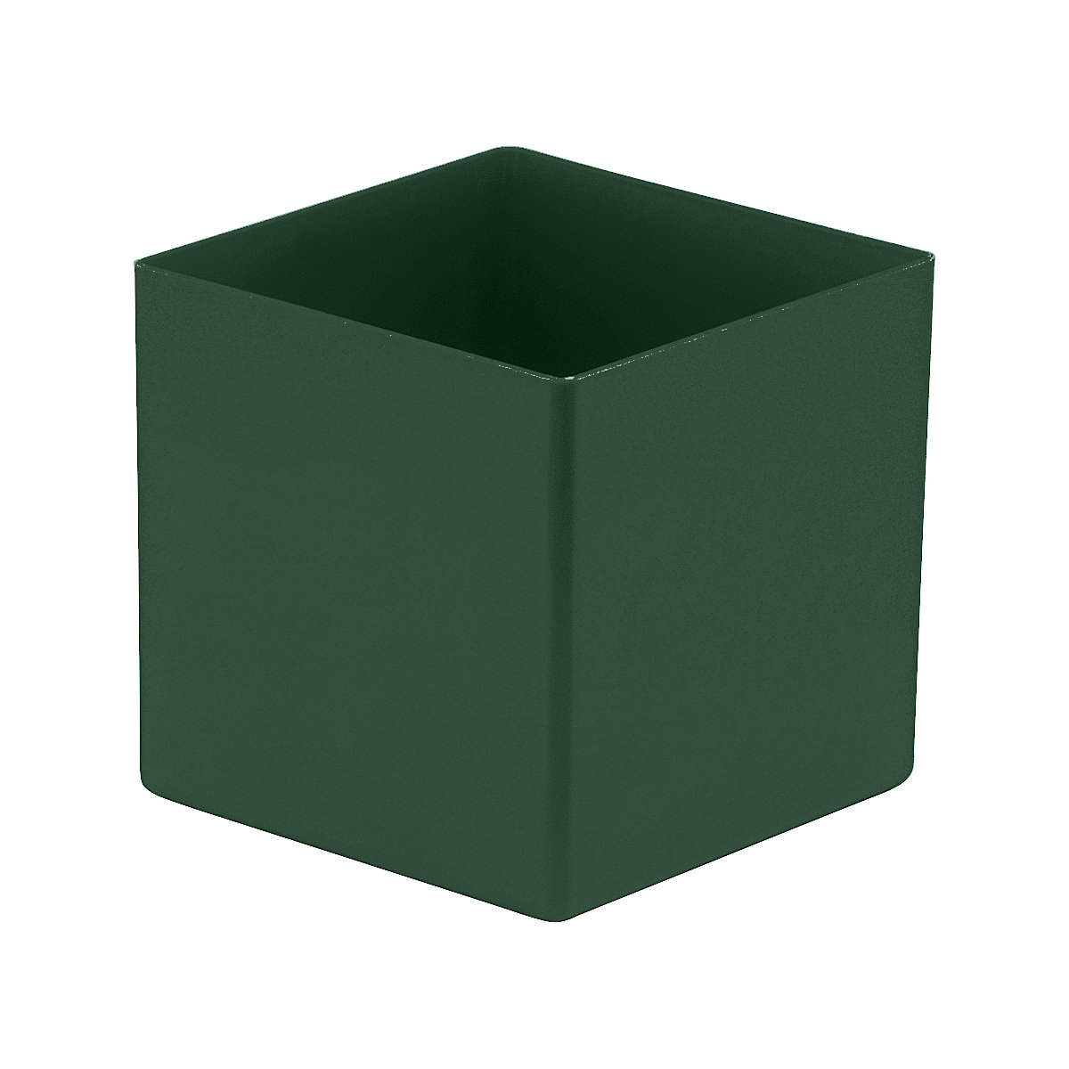 Bins, height 90 mm, green, LxW 99x99 mm, pack of 50-11
