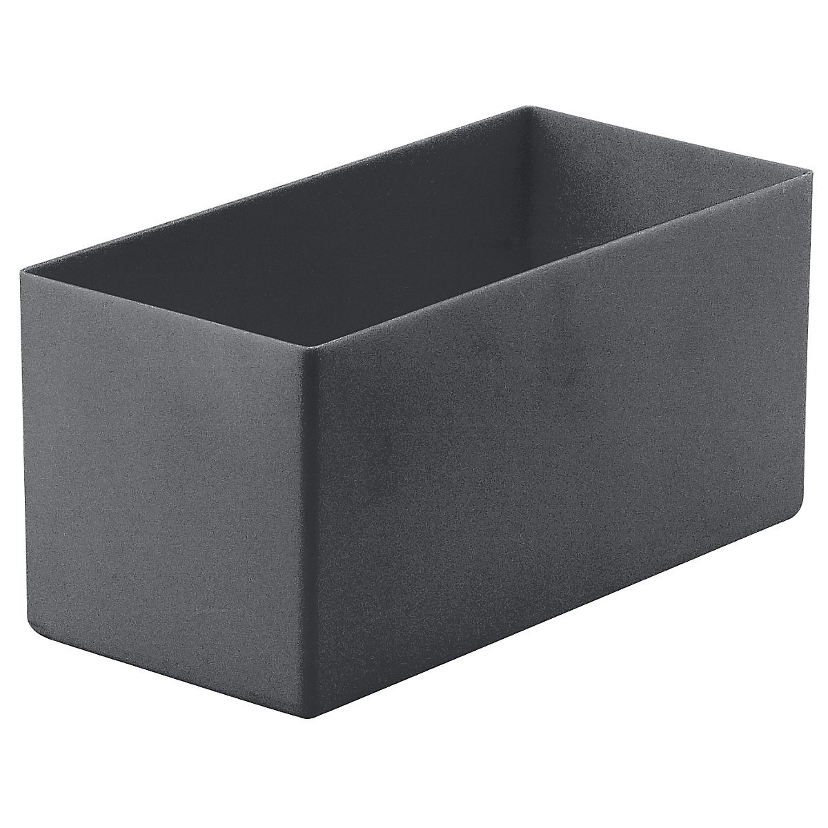 Bins, height 90 mm, grey, LxW 198x99 mm, pack of 50-7