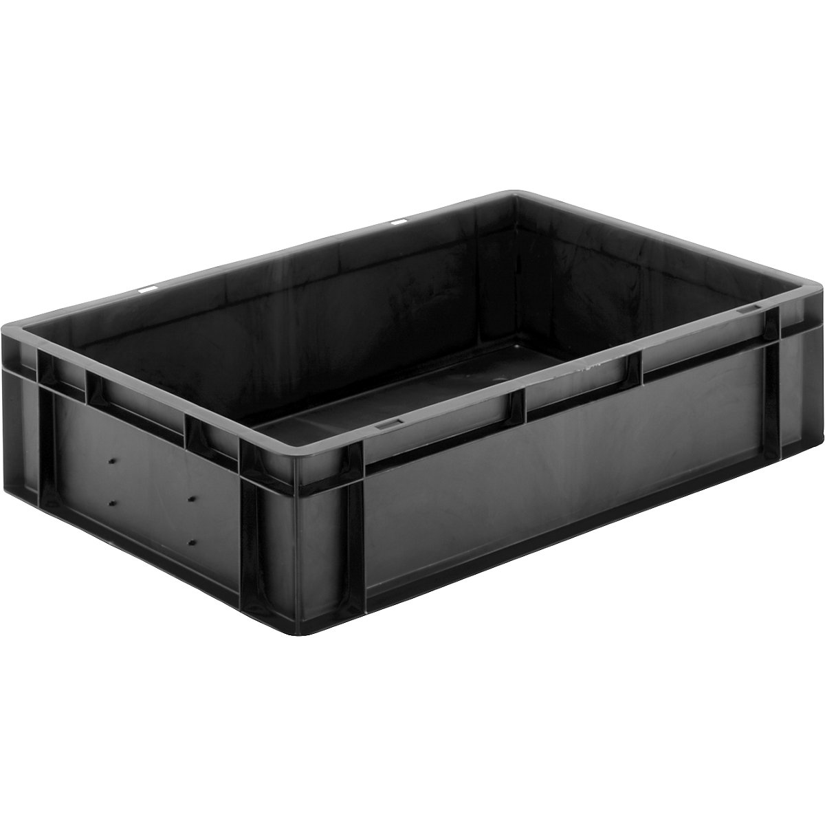 ESD stacking container, made of polypropylene, LxWxH 600 x 400 x 175 mm, pack of 2-8