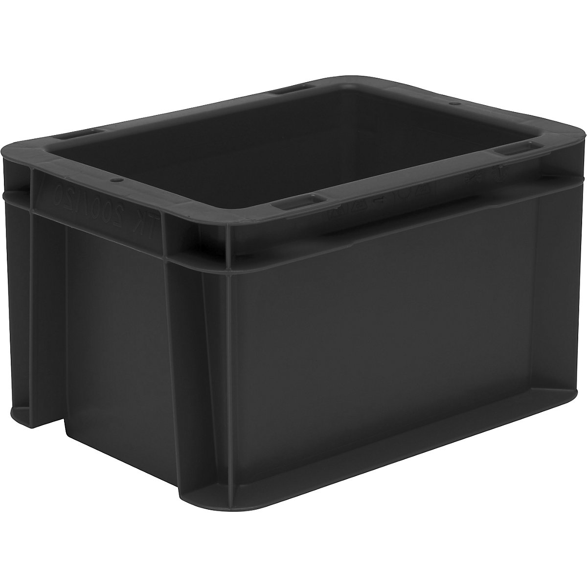 ESD stacking container, made of polypropylene, LxWxH 200 x 150 x 120 mm, pack of 16-1
