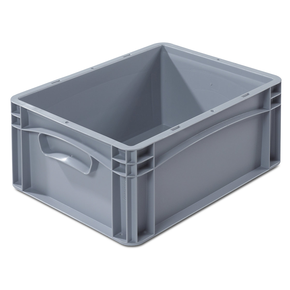 Euro size container, LxW 400 x 300 mm, solid walls and base, height 170 mm-6