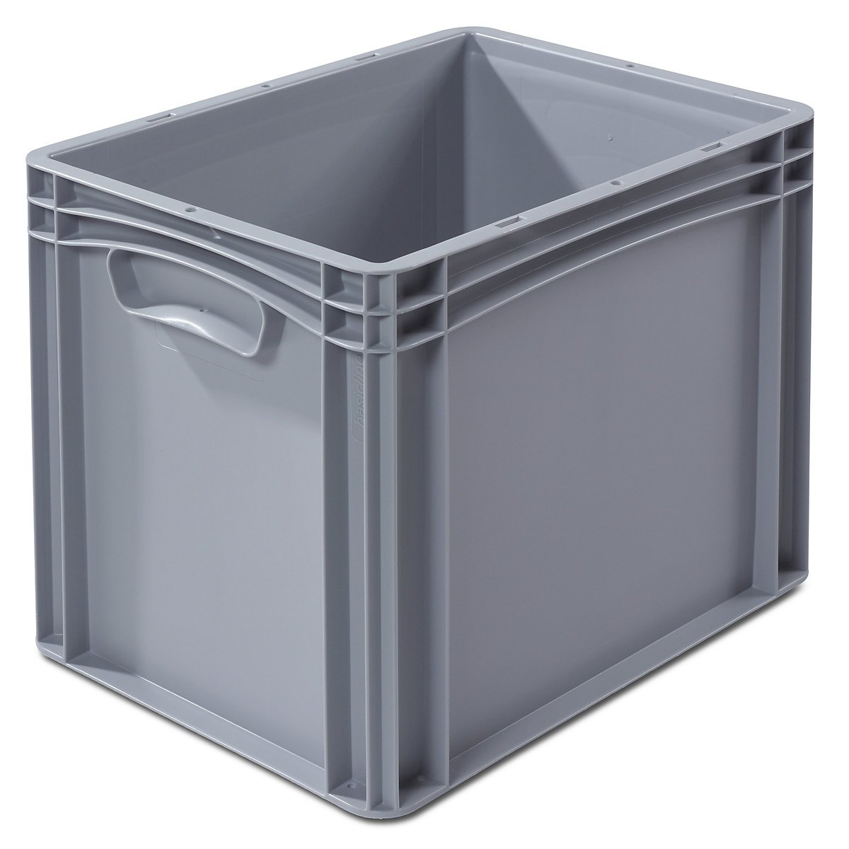 Euro size container, LxW 400 x 300 mm, solid walls and base, height 320 mm-7
