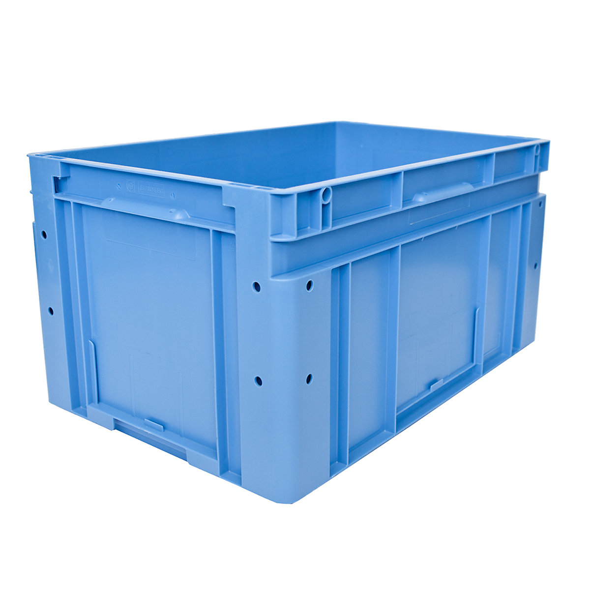 Euro size stacking containers, external LxWxH 600 x 400 x 320 mm, blue