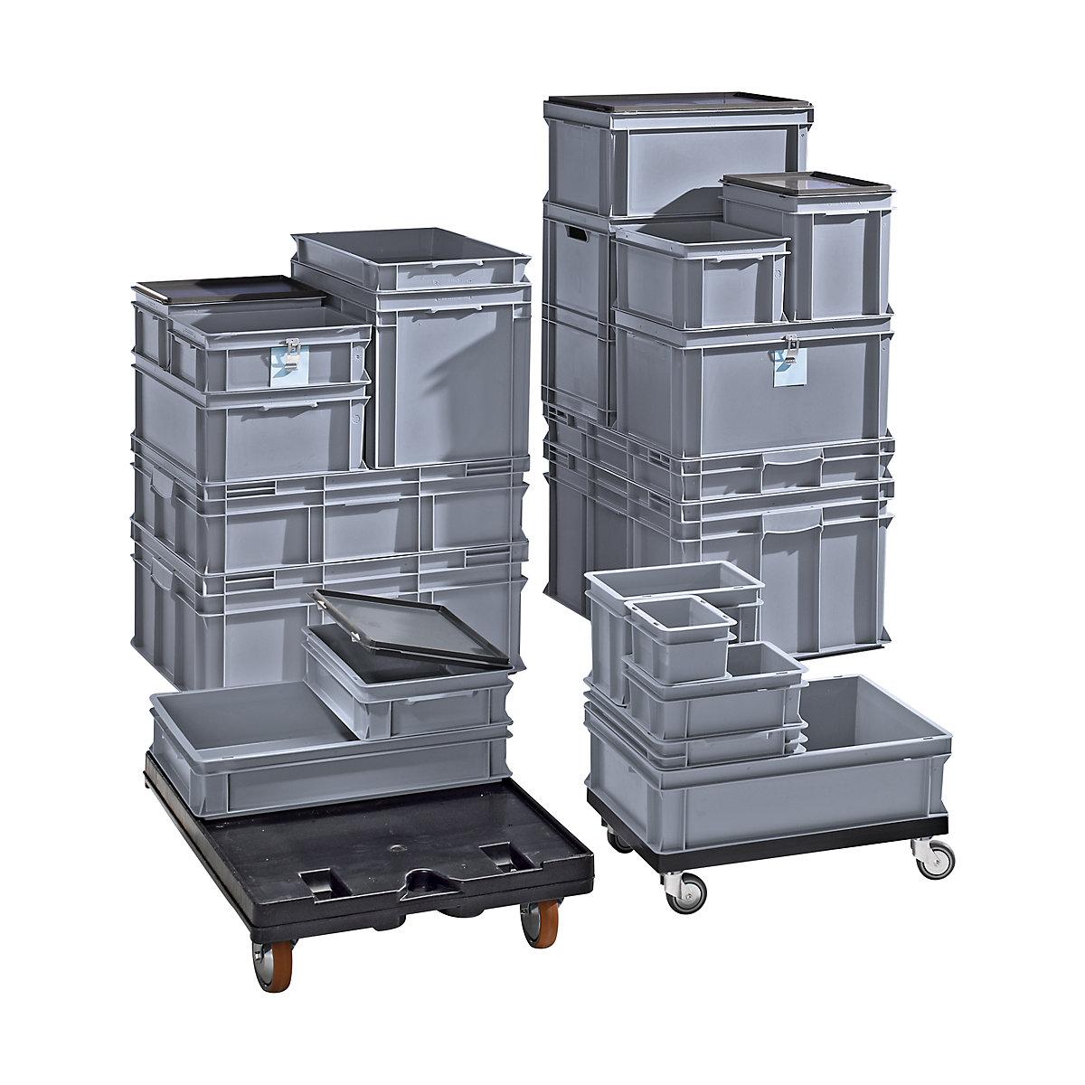 Euro stacking container made of polypropylene (PP) (Product illustration 1)