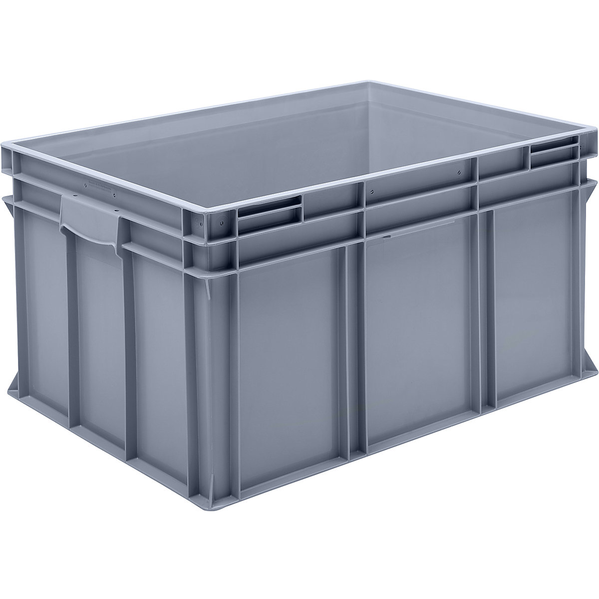 Euro stacking container made of polypropylene (PP), max. load 20 kg, silver grey, capacity 175 l, external height 425 mm, pack of 1