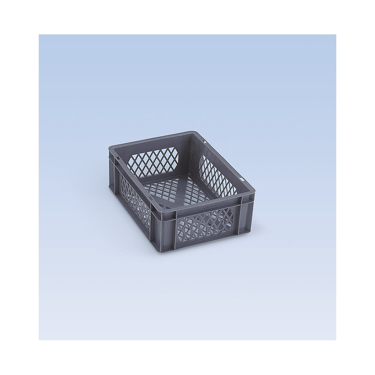 Euro stacking container, perforated walls and base (Product illustration 1)