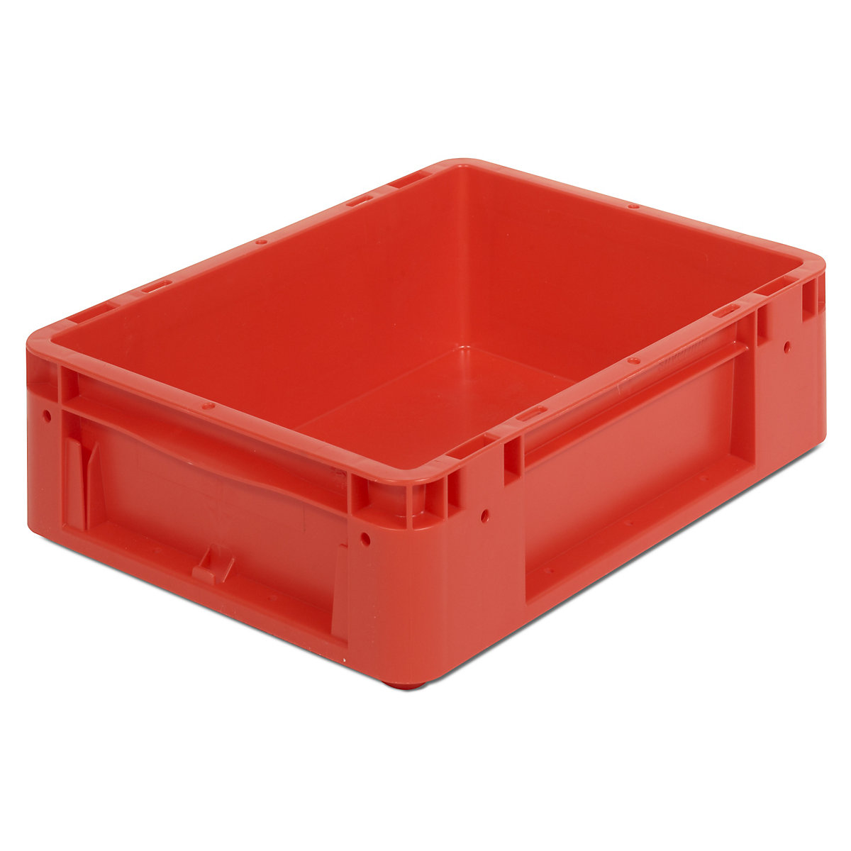 Industrial container, capacity 10 l, LxWxH 400 x 300 x 120 mm, pack of 5, red