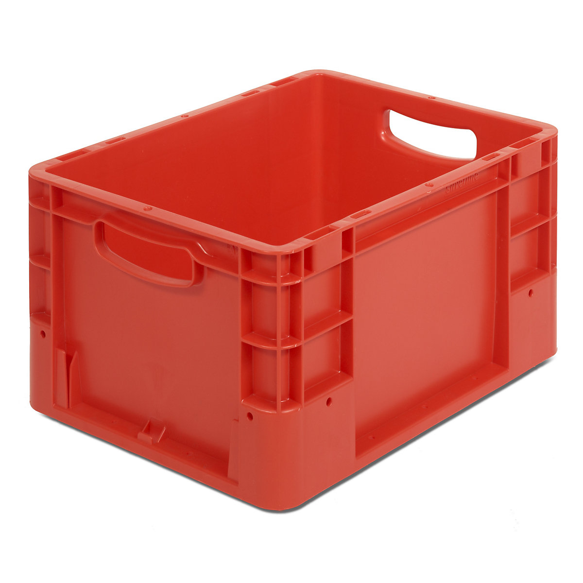 Industrial container, capacity 20 l, LxWxH 400 x 300 x 220 mm, pack of 5, red