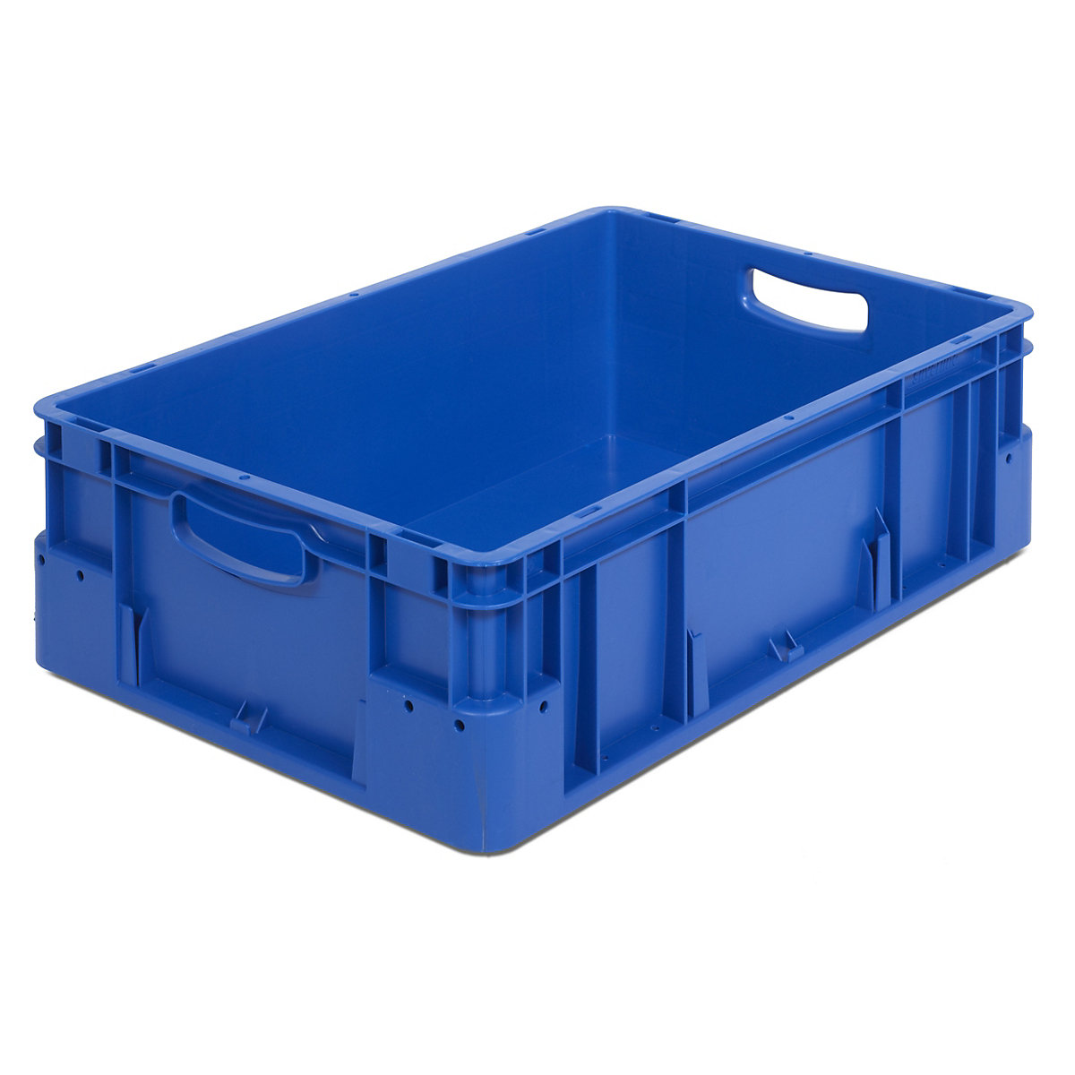 Industrial container, capacity 30 l, LxWxH 600 x 400 x 180 mm, pack of 5, blue