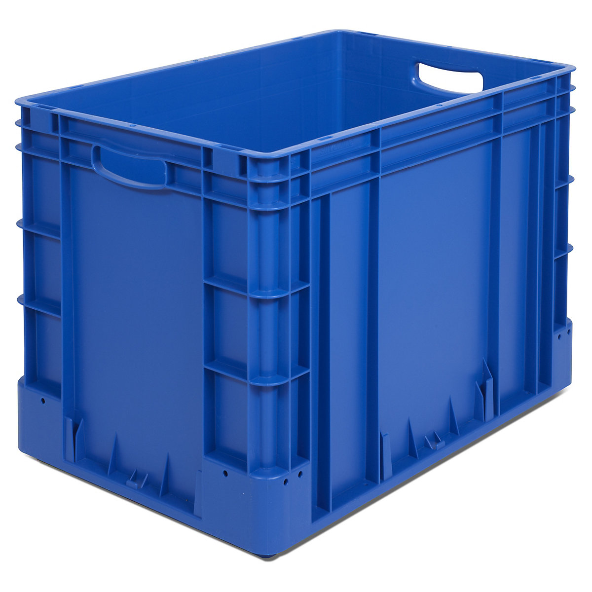 Industrial container, capacity 80 l, LxWxH 600 x 400 x 420 mm, pack of 2, blue