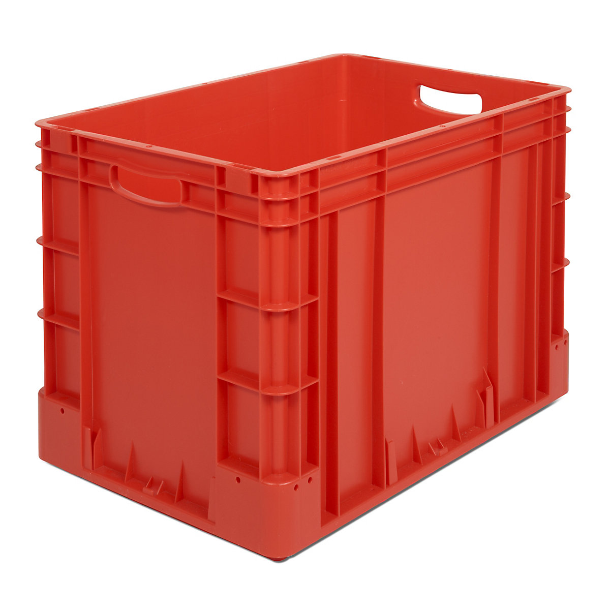 Industrial container, capacity 80 l, LxWxH 600 x 400 x 420 mm, pack of 2, red