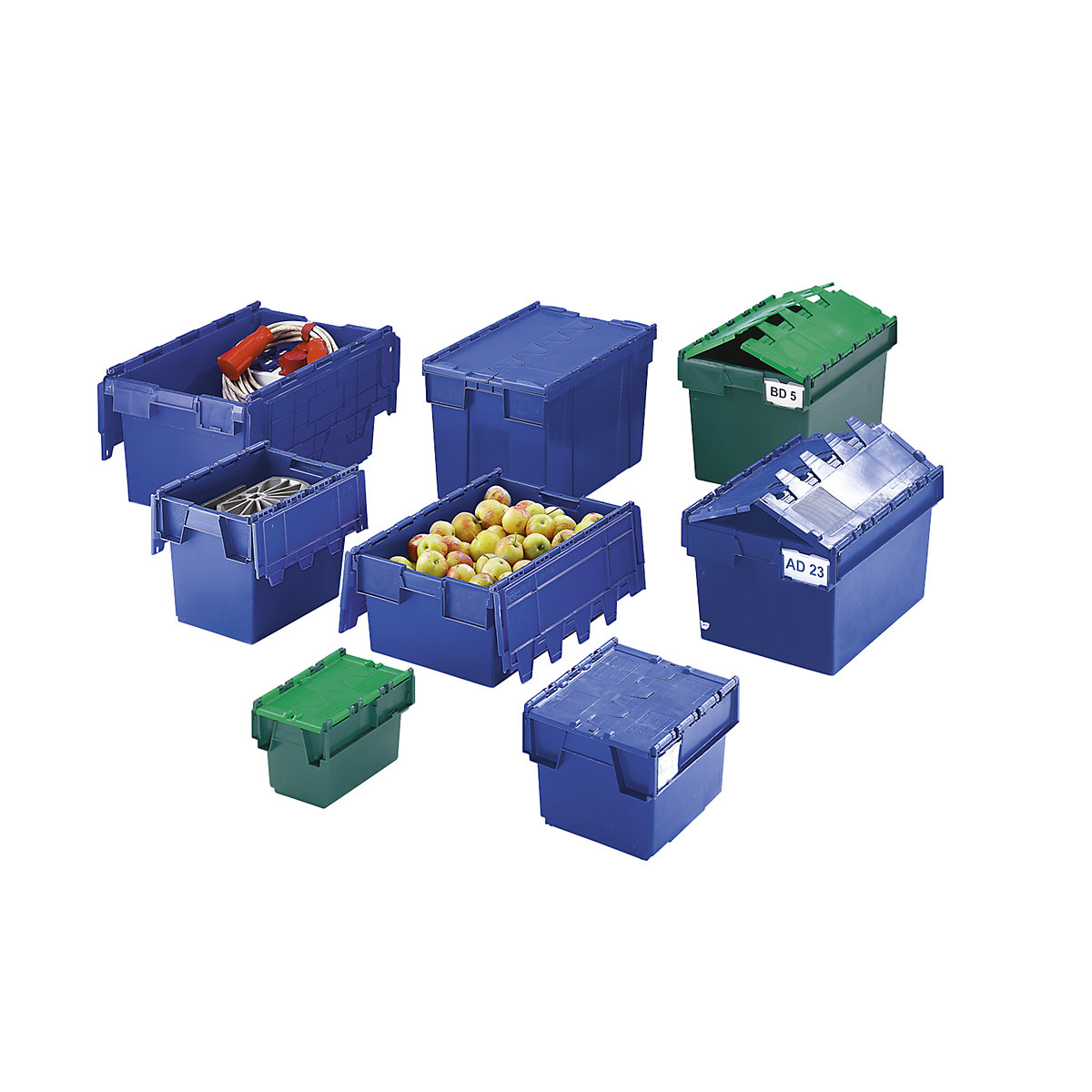 KAIMAN reusable stacking container (Product illustration 2)-1