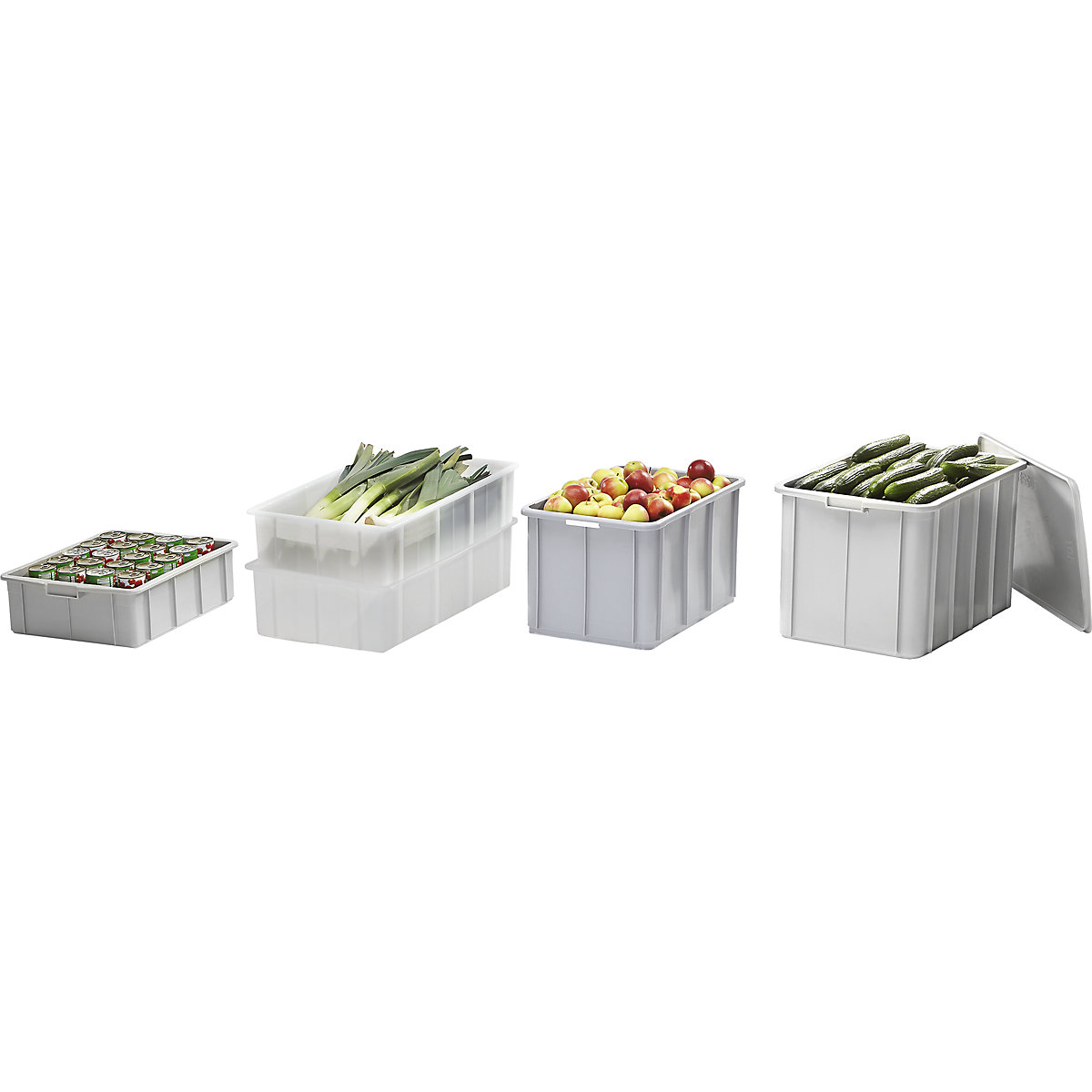 Plastic stacking container (Product illustration 3)-2