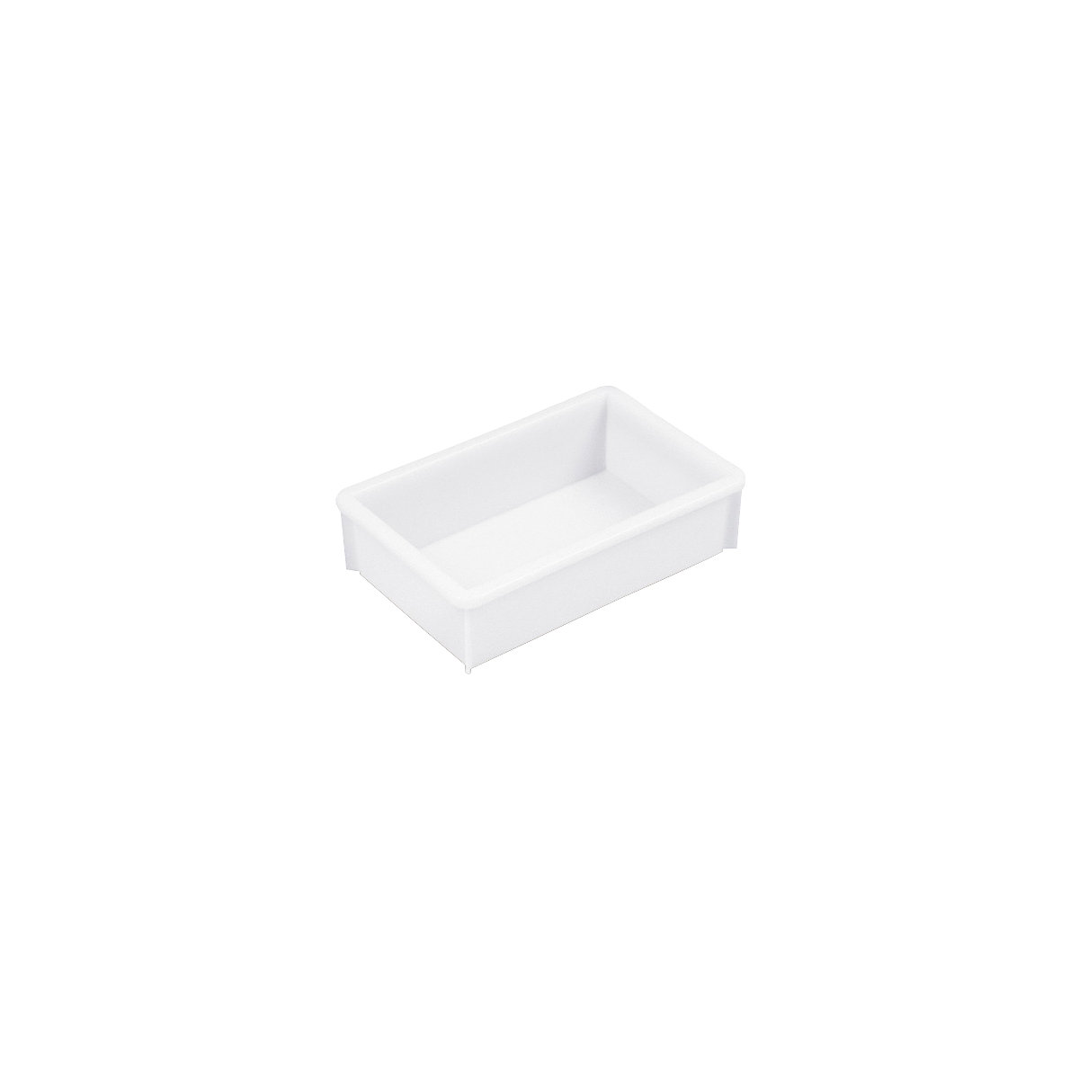 Plastic stacking container