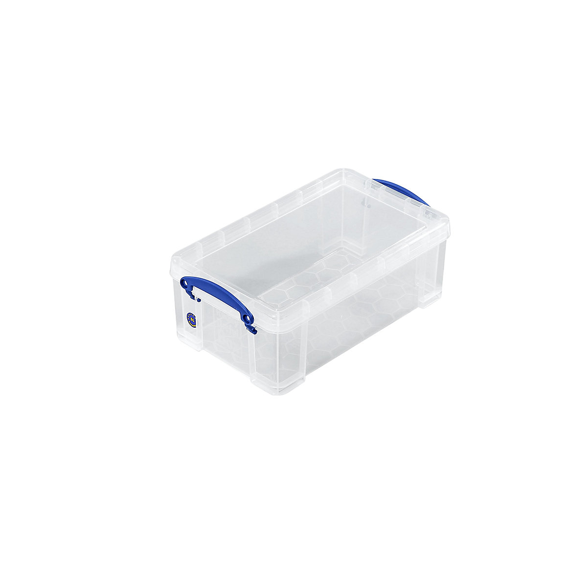 REALLY USEFUL stacking container, with lid, capacity 5 l, LxWxH 340 x 200 x 125 mm, pack of 4-14