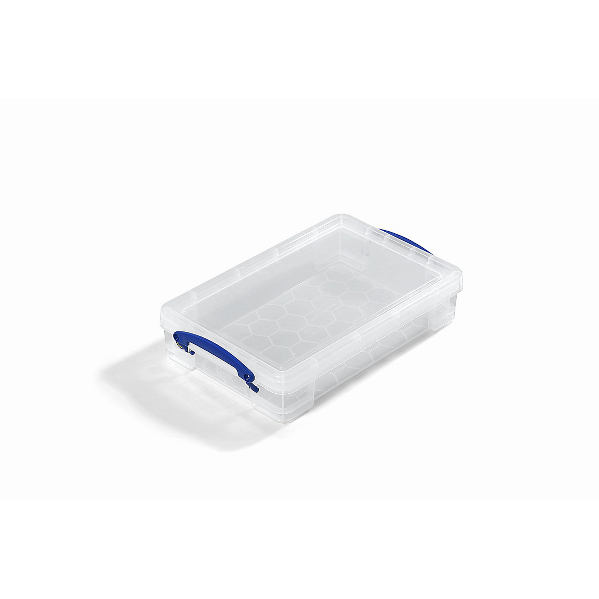 REALLY USEFUL stacking container, with lid, capacity 4 l, LxWxH 395 x 255 x 85 mm, pack of 5-13