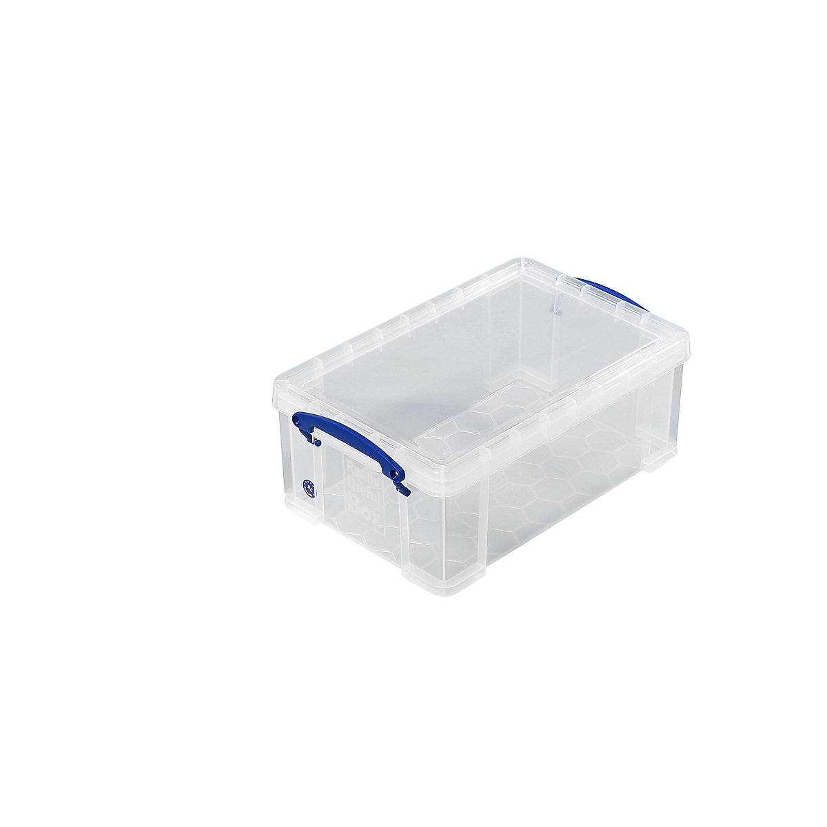 REALLY USEFUL stacking container, with lid, capacity 9 l, LxWxH 395 x 255 x 155 mm, pack of 4-16