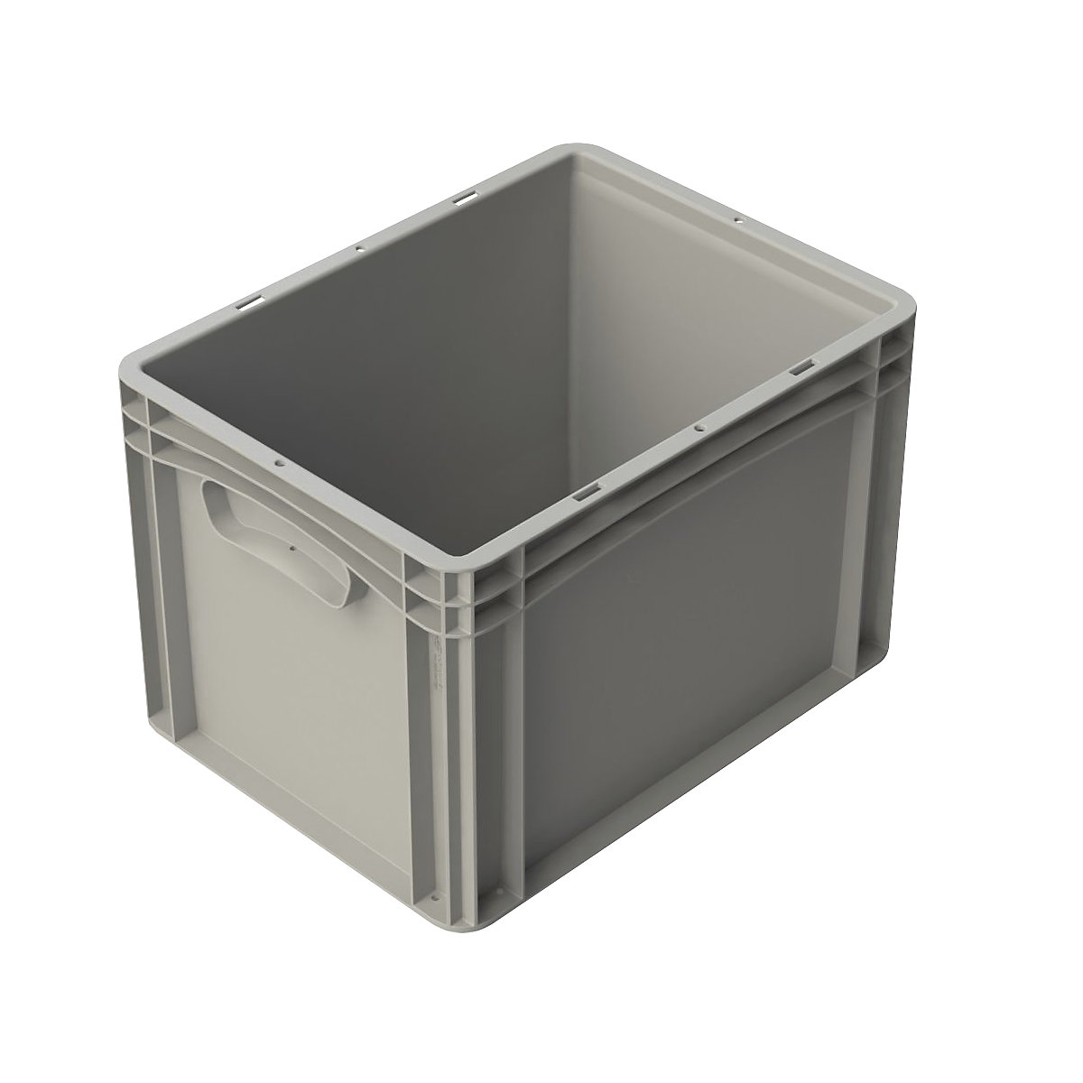Rigid crate, grey