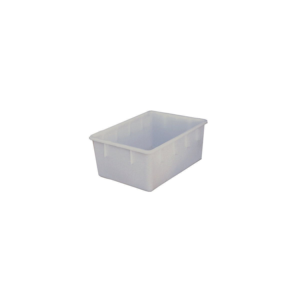 Stacking container made of polyethylene, conical design