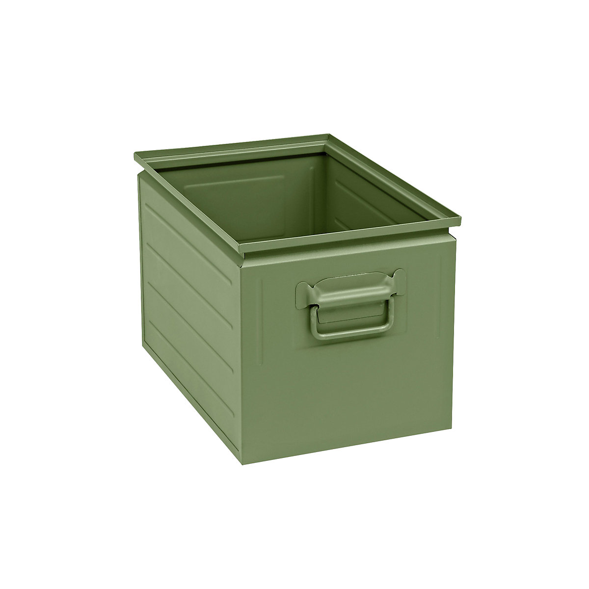 Stacking container made of sheet steel