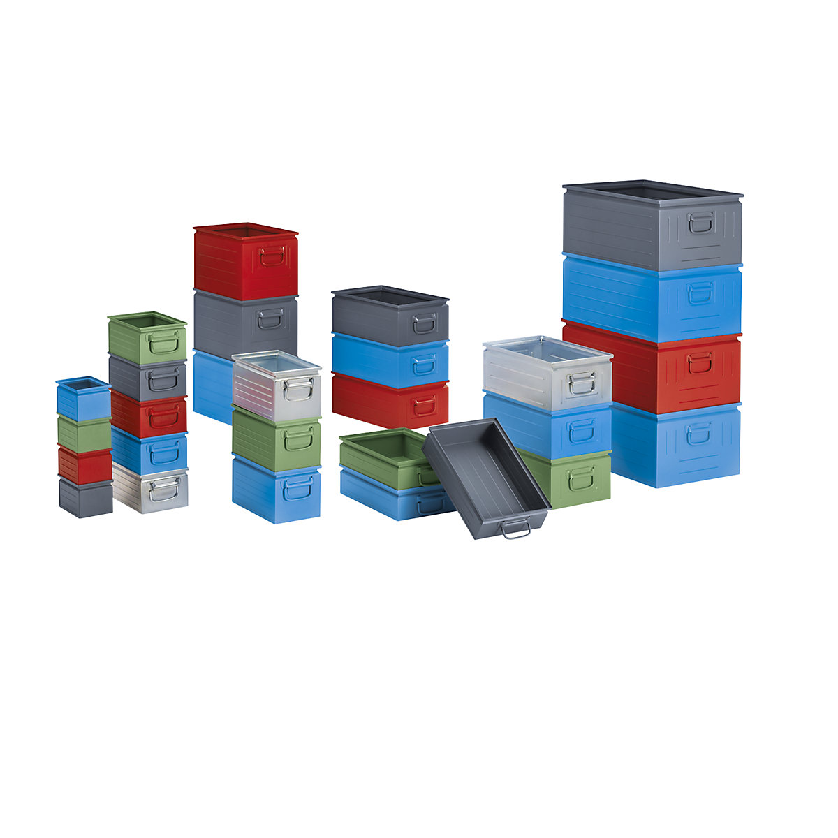 Stacking container made of sheet steel (Product illustration 8)-7