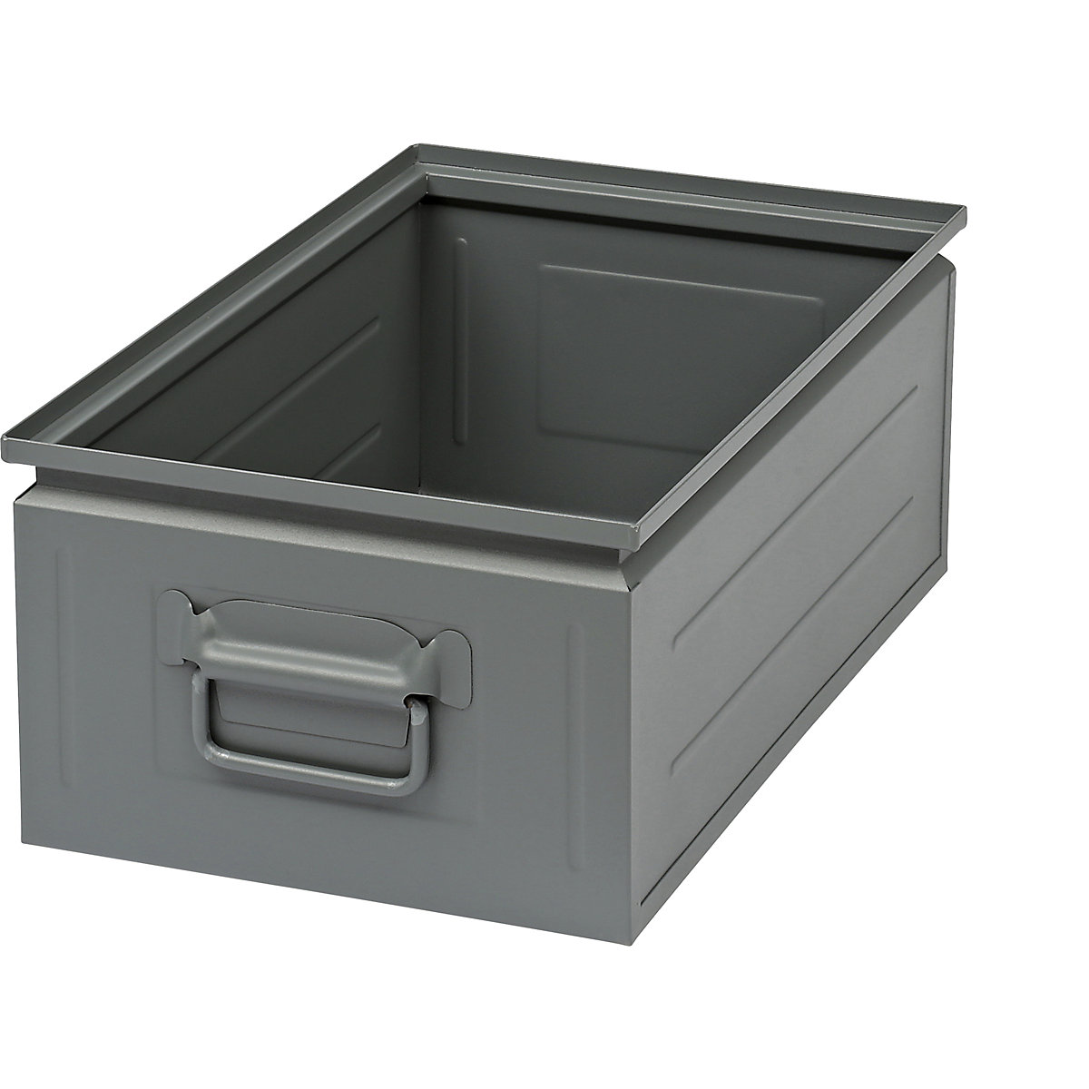 Stacking container made of sheet steel