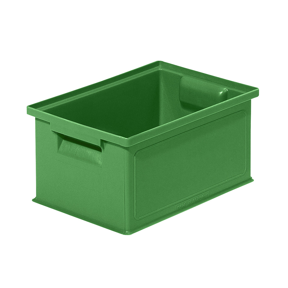 Stacking transport box, LxWxH 310 x 210 x 145 mm, colour green, pack of 20-3