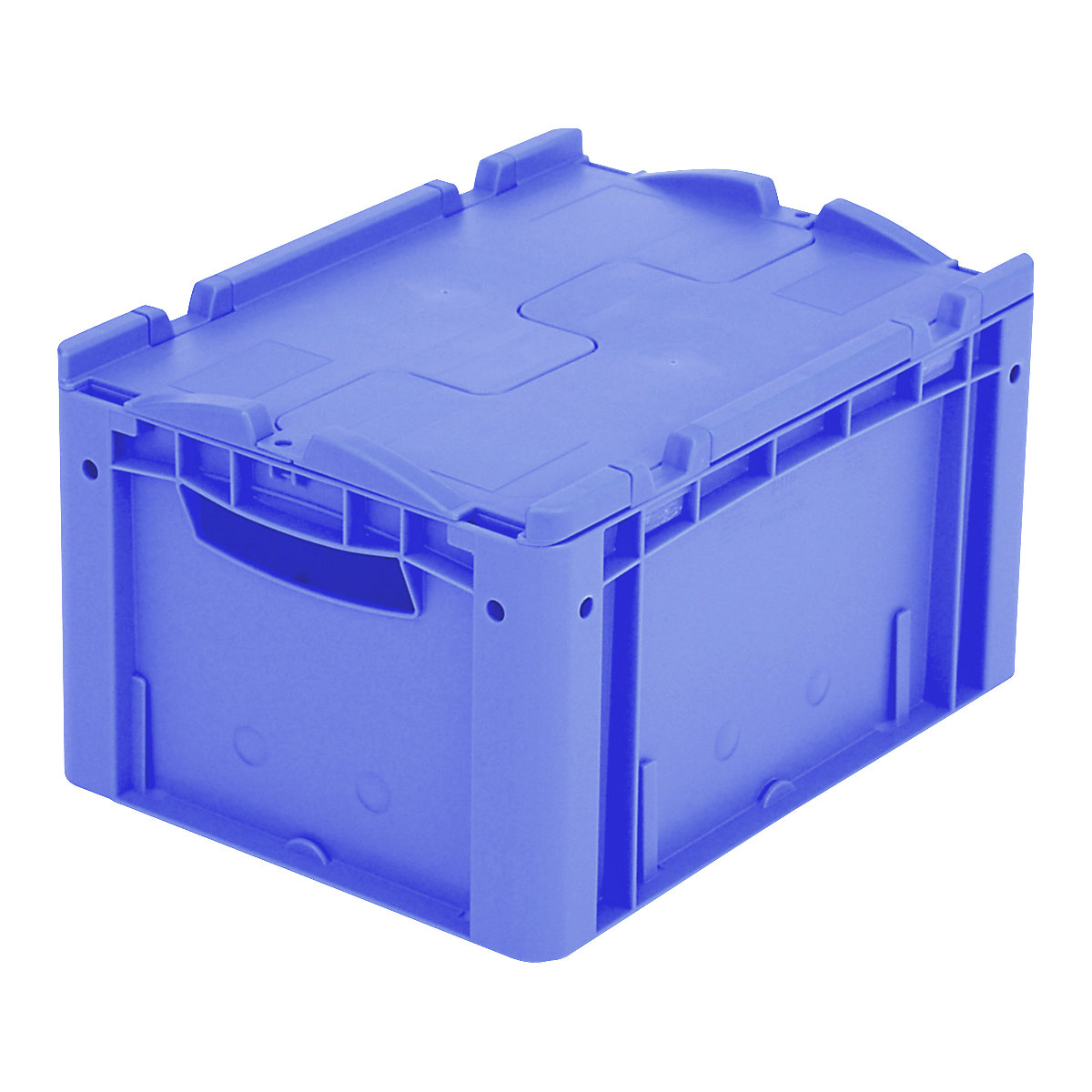 XL Euro stacking container – BITO, with 2-section hinged lid, LxWxH 400 x 300 x 238 mm-13
