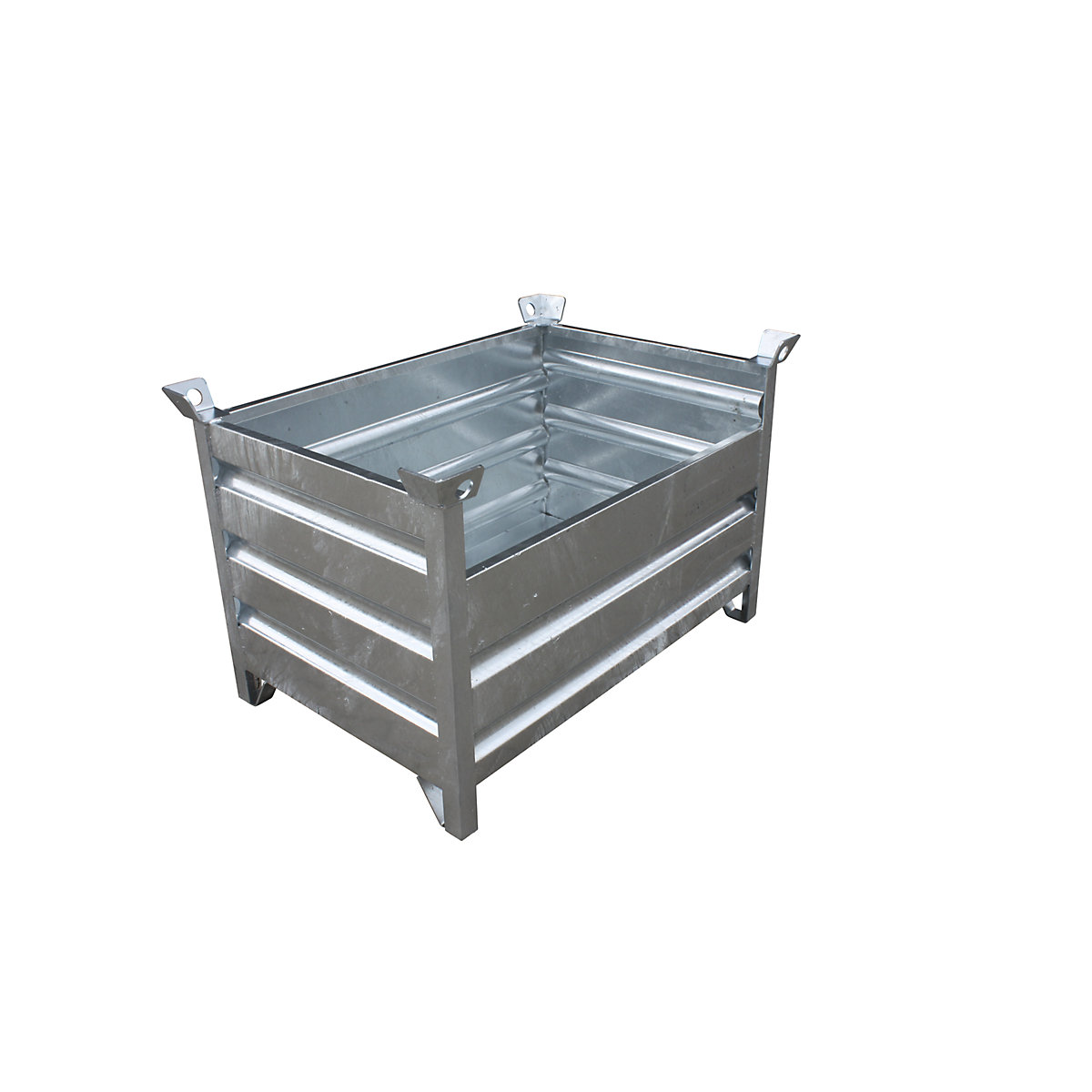 Solid panel box pallet – Eichinger, LxWxH 1000 x 800 x 750 mm, zinc plated-1