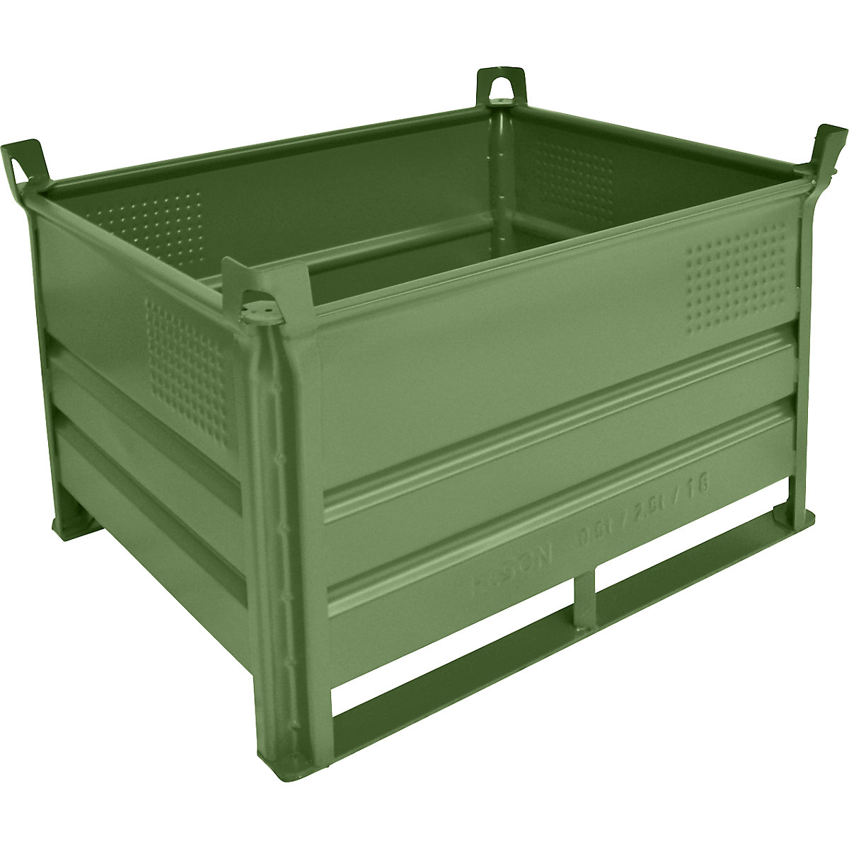 Stacking container with runners - Heson