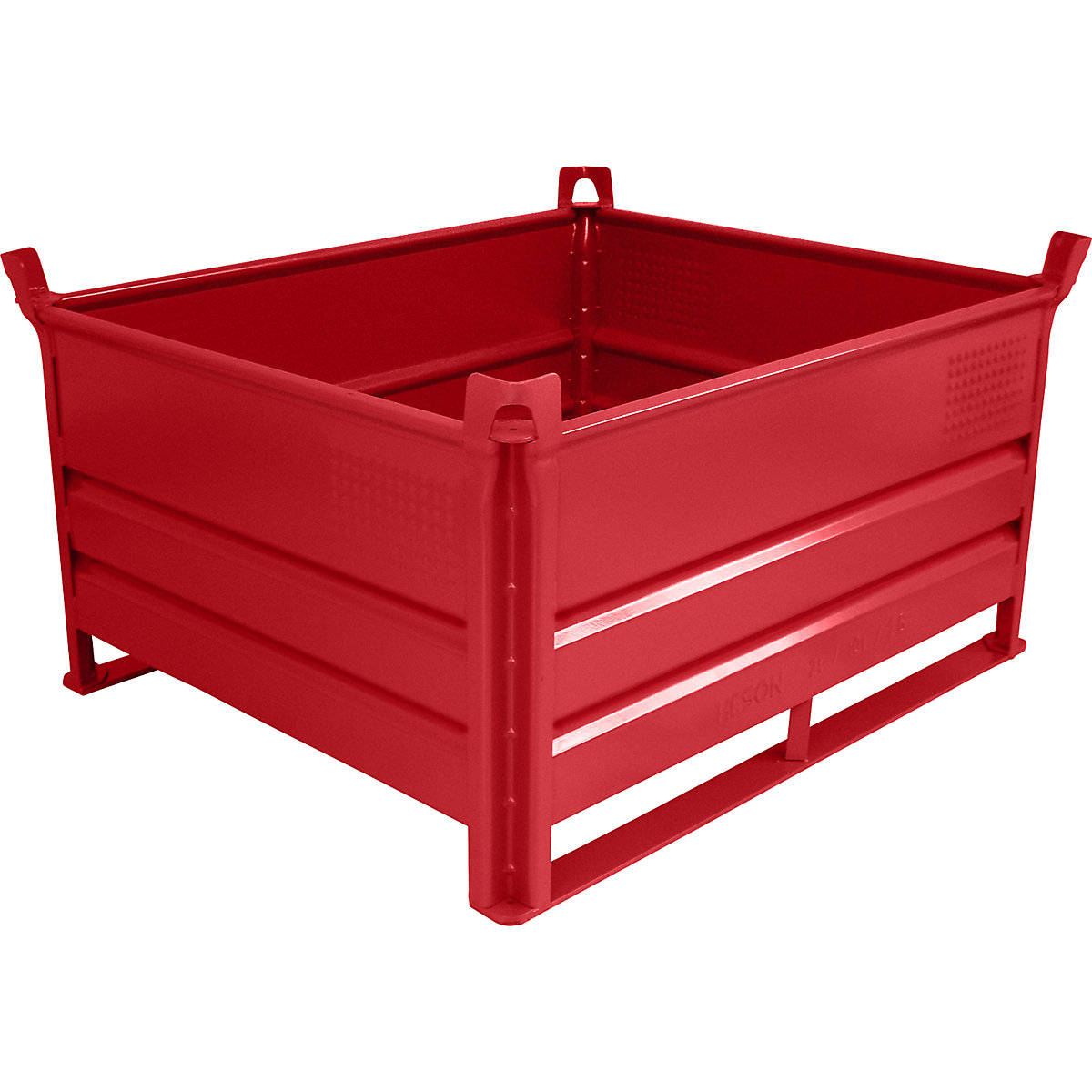 Stacking container with runners - Heson