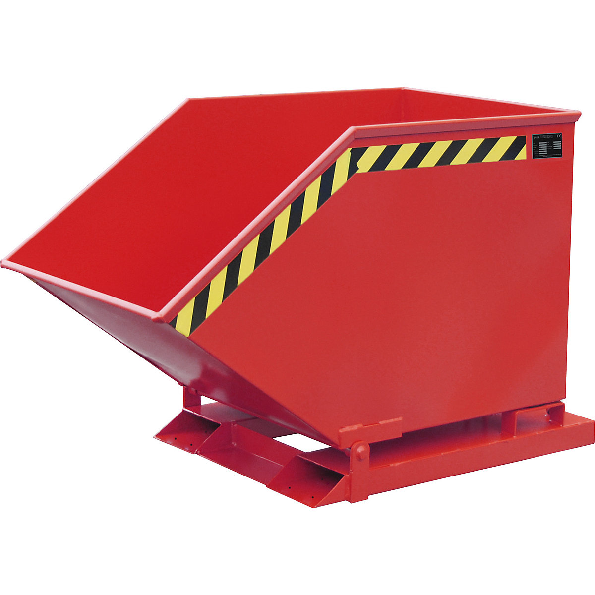 Tilting skip for metal swarf - eurokraft pro