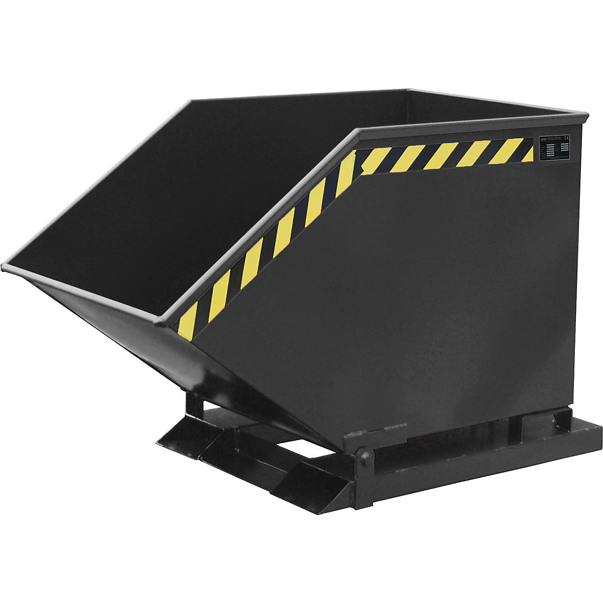 Tilting skip for metal swarf - eurokraft pro