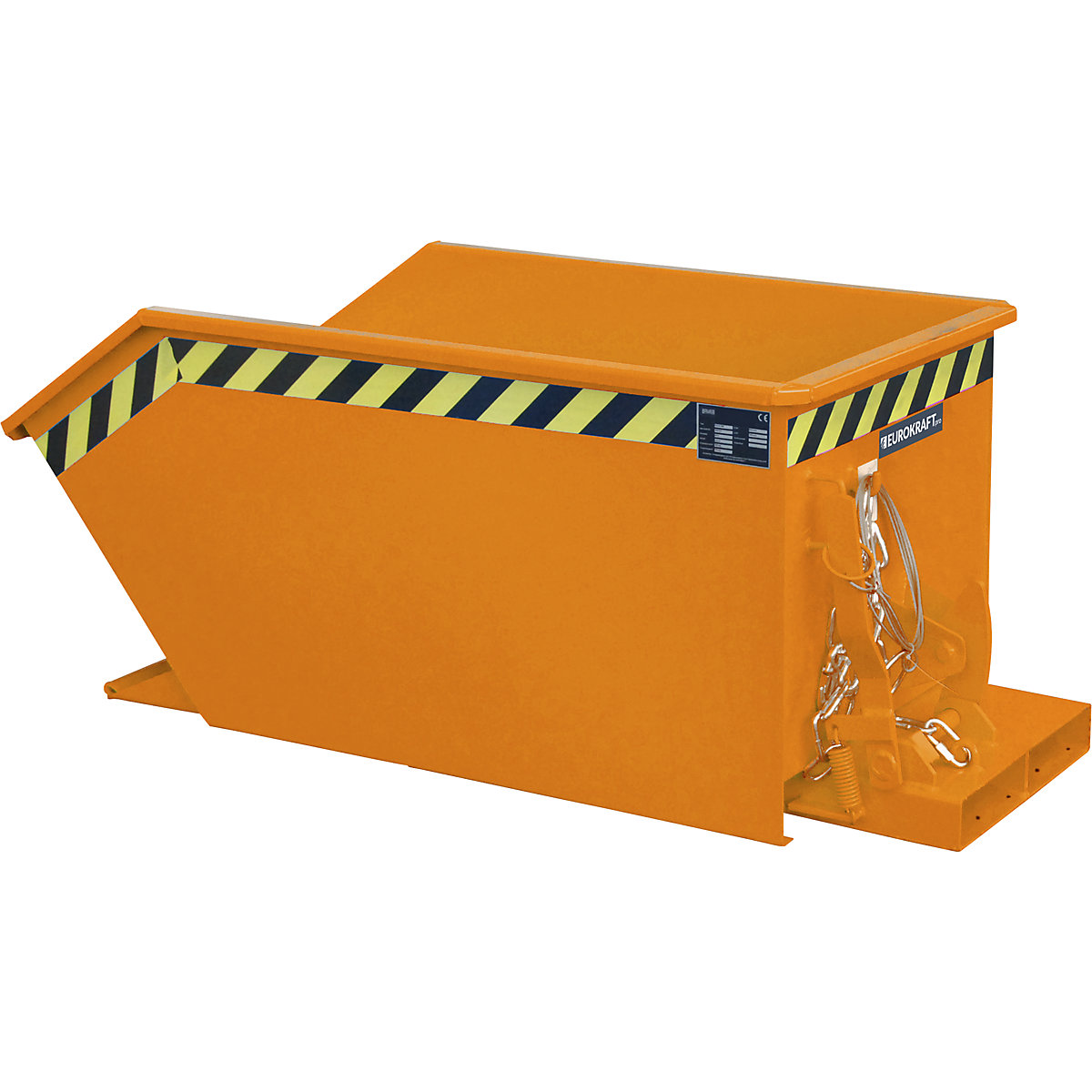 Tilting skip, low profile (E) - eurokraft pro