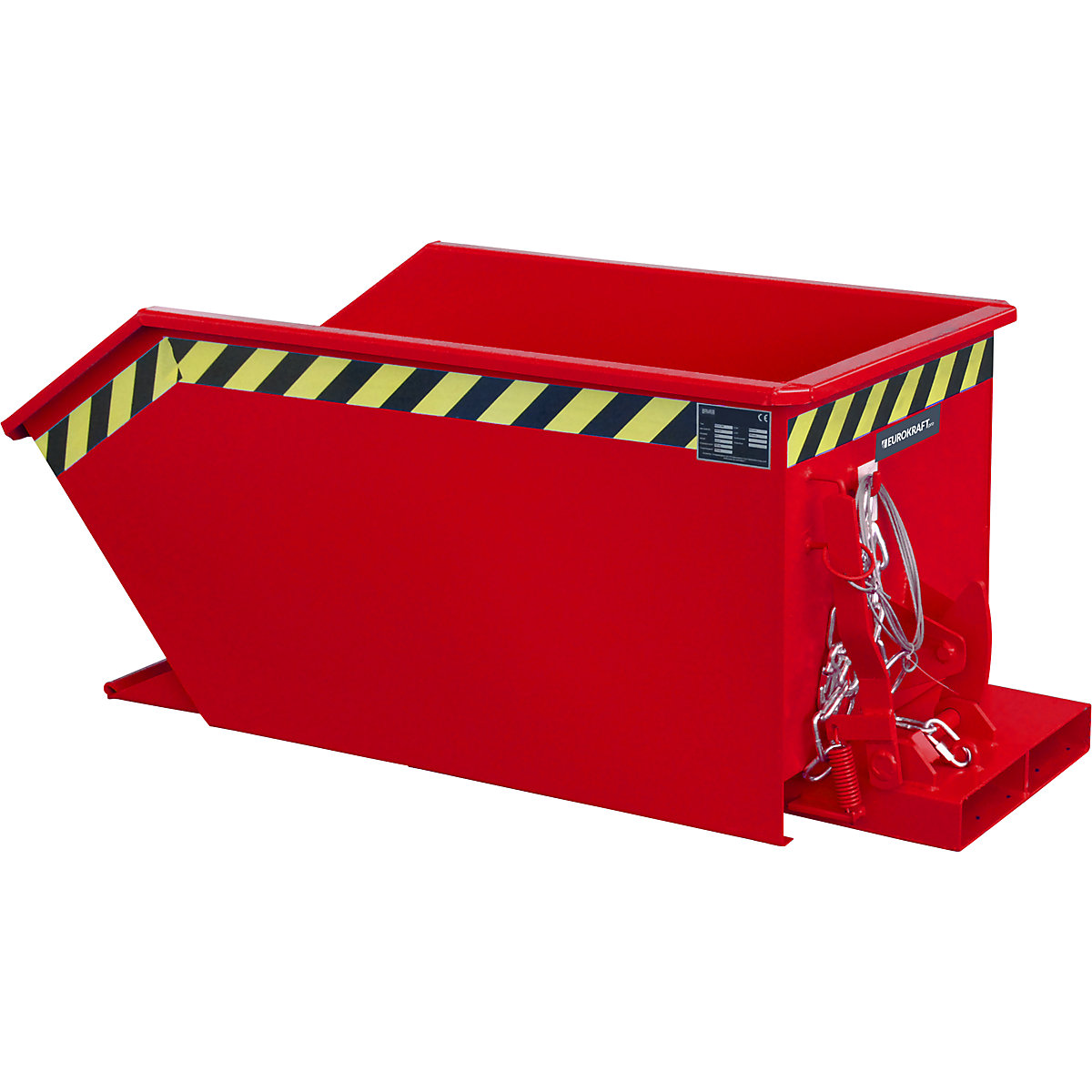 Tilting skip, low profile (E) – eurokraft pro