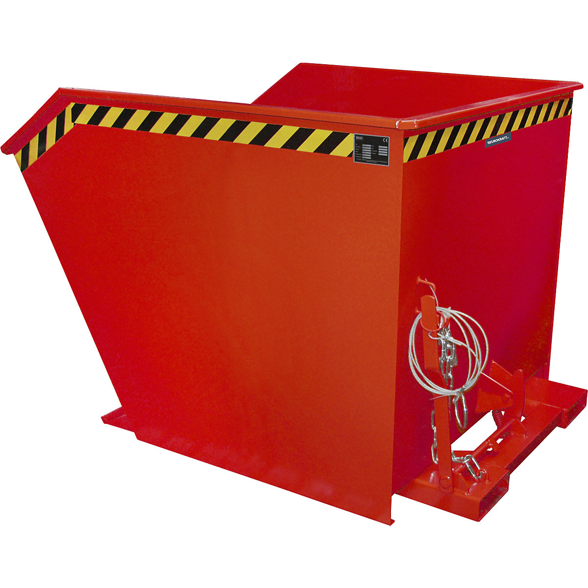 Tilting skip, low profile (E) - eurokraft pro