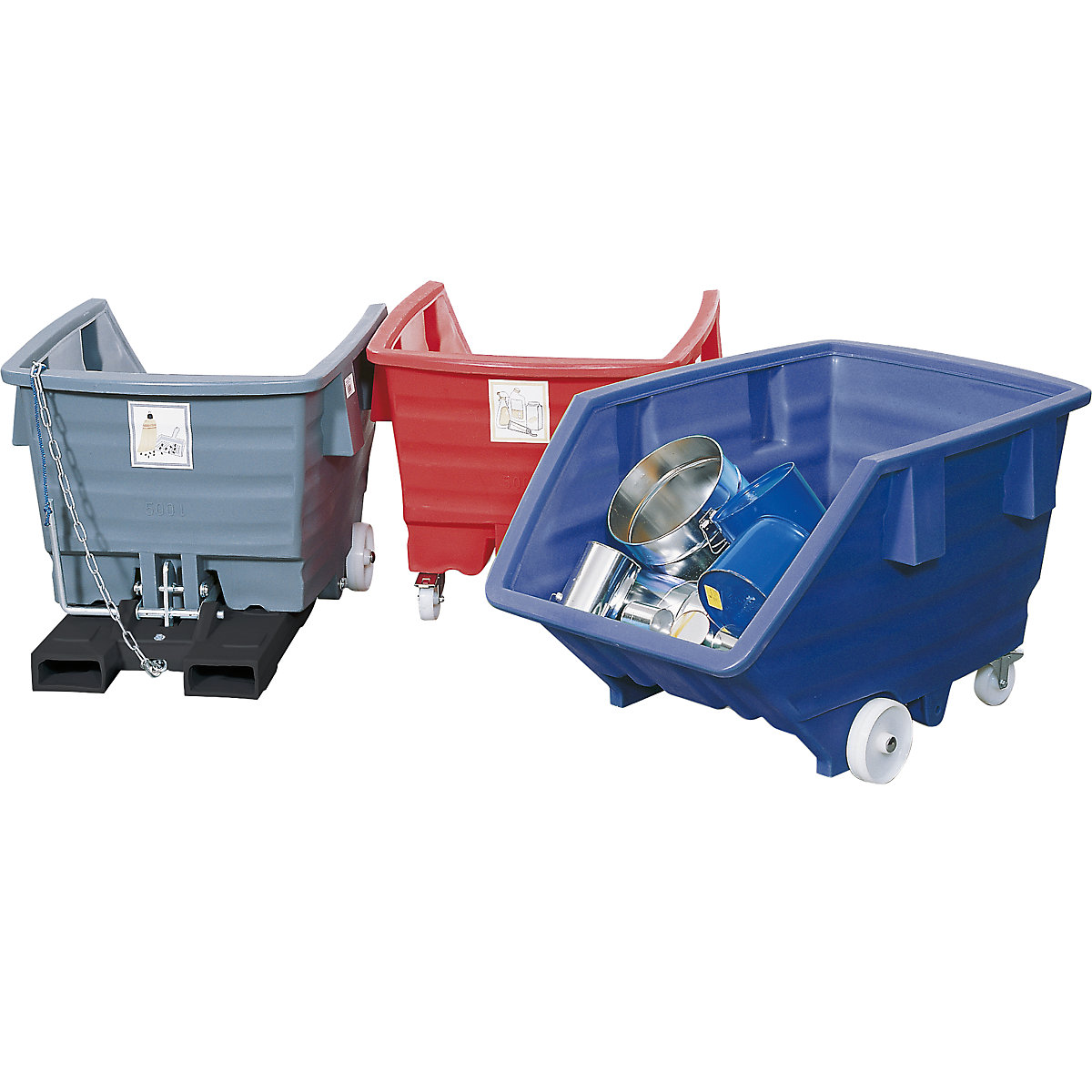 Tilting skip made of polyethylene (Product illustration 5)-4